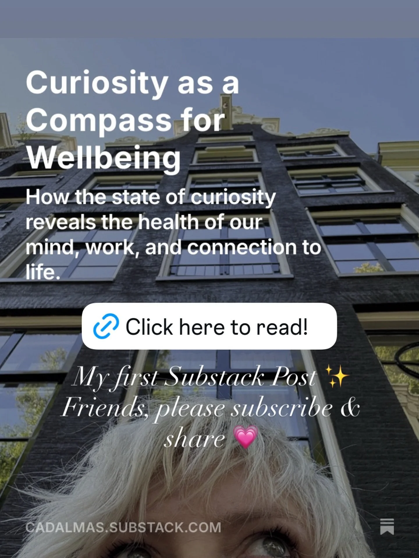 ✨ Curiosity as a compass for wellbeing 

There&rsquo;s a quiet sign that tells us more about our wellbeing than we might think: our curiosity.
When we are curious, we are engaged with life.
We are asking questions, learning, connecting with others, a