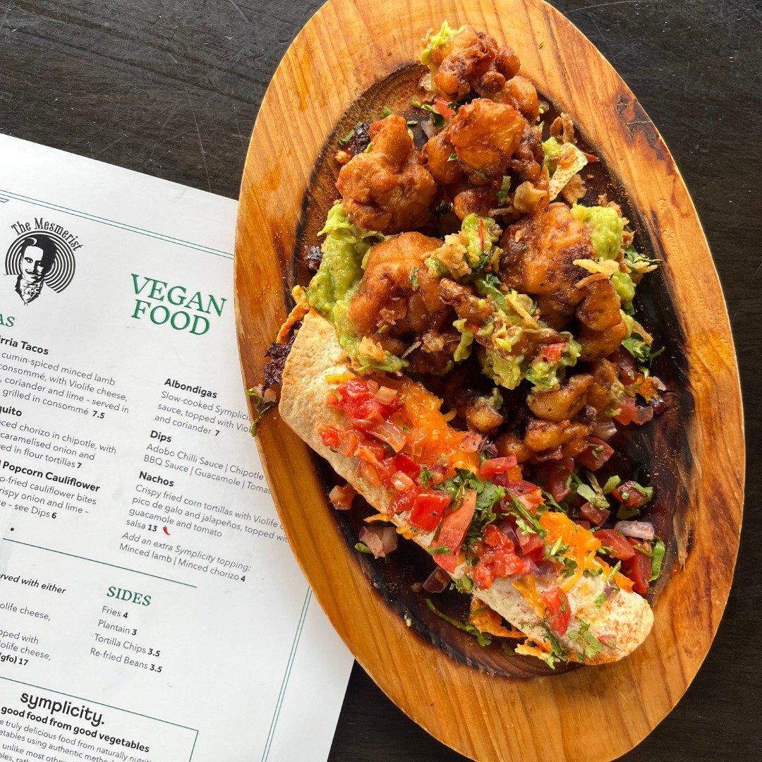 LISTEN UP VEGANS 

Our new Tex Mex Vegan menu uses Symplicity, a meat alternative produced from naturally nutritious vegetables, for a truly authentic taste. 

Unlike other alt-meat providers, Symplicity use only fresh produce rather than plant-based