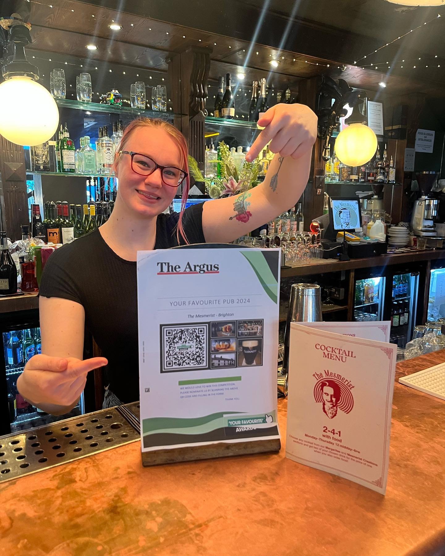 VOTE FOR US! 

Choose the Mes as your favourite pub for 2024 with the Argus &lsquo;Favourite Pub&rsquo; awards ✨

We love our customers and appreciate any feedback we get, but this award would be extra special! Scan the QR code at the bar on your nex