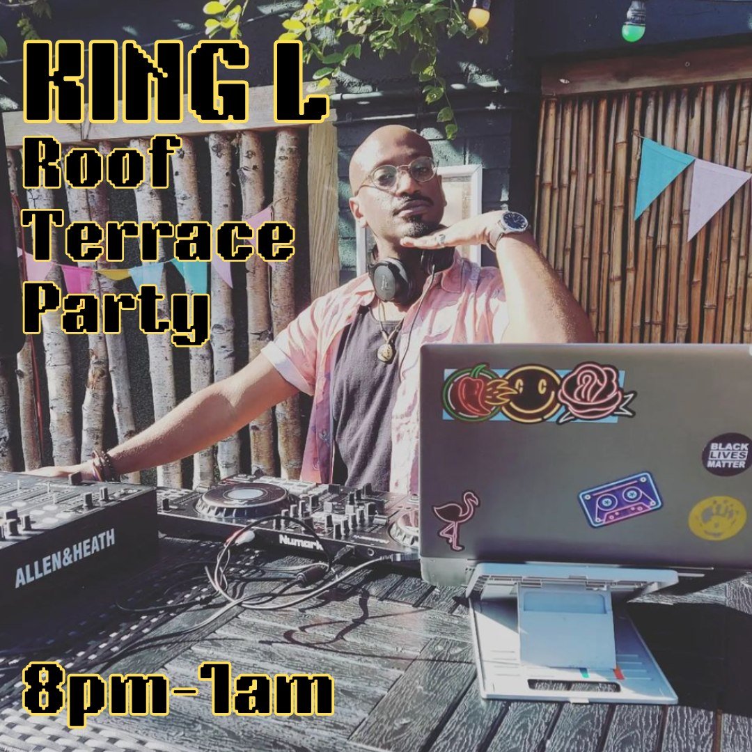 🪩 You aren't ready for what we've got planned this weekend 🪩

Friday 10/05: DJ Double Bill
King L hits our roof terrace with all he's got tonight at 8pm, prepare for the hottest R&amp;B tracks perfectly blended with the party anthems you know and l
