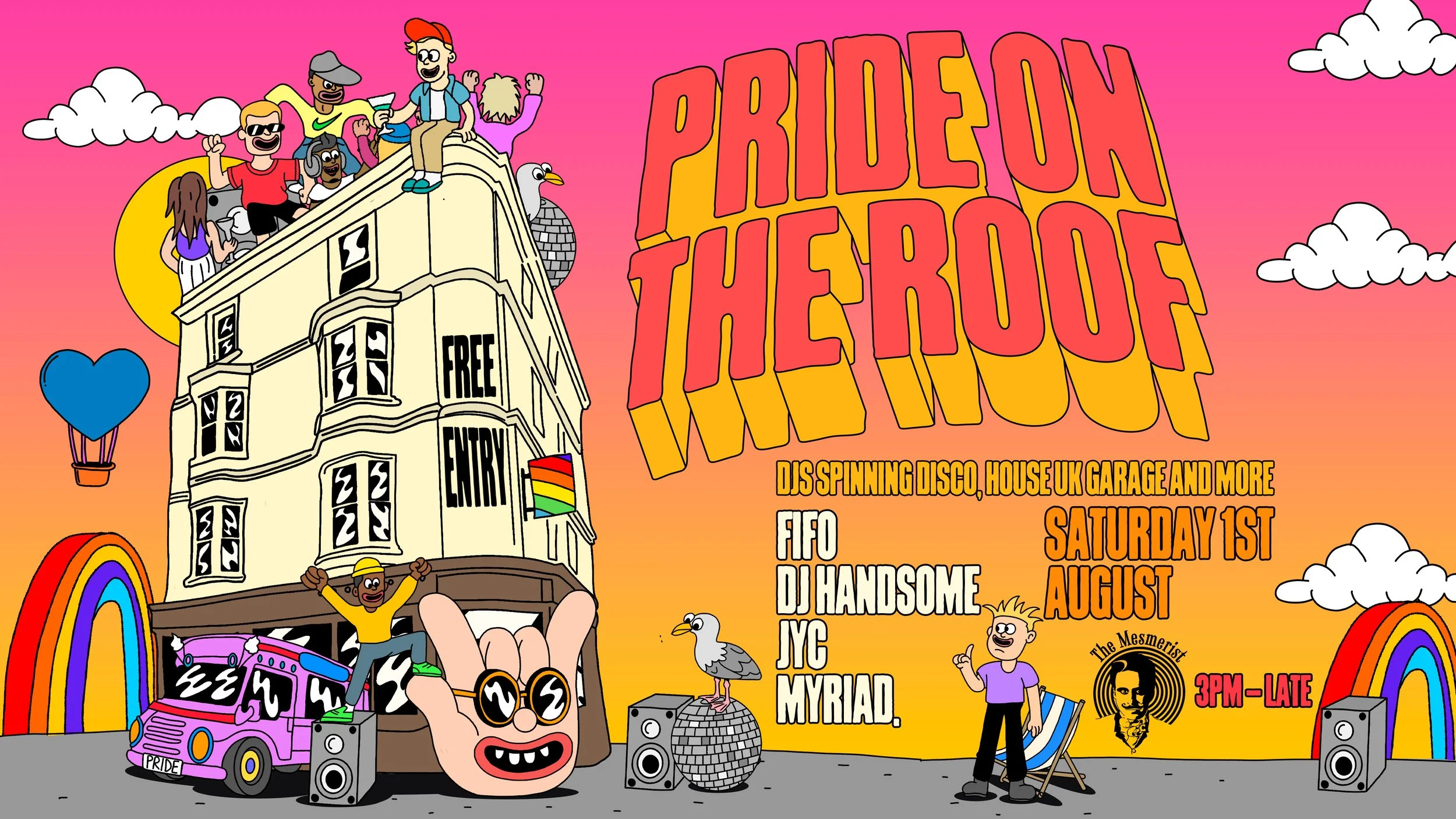 Pride Roof Terrace party