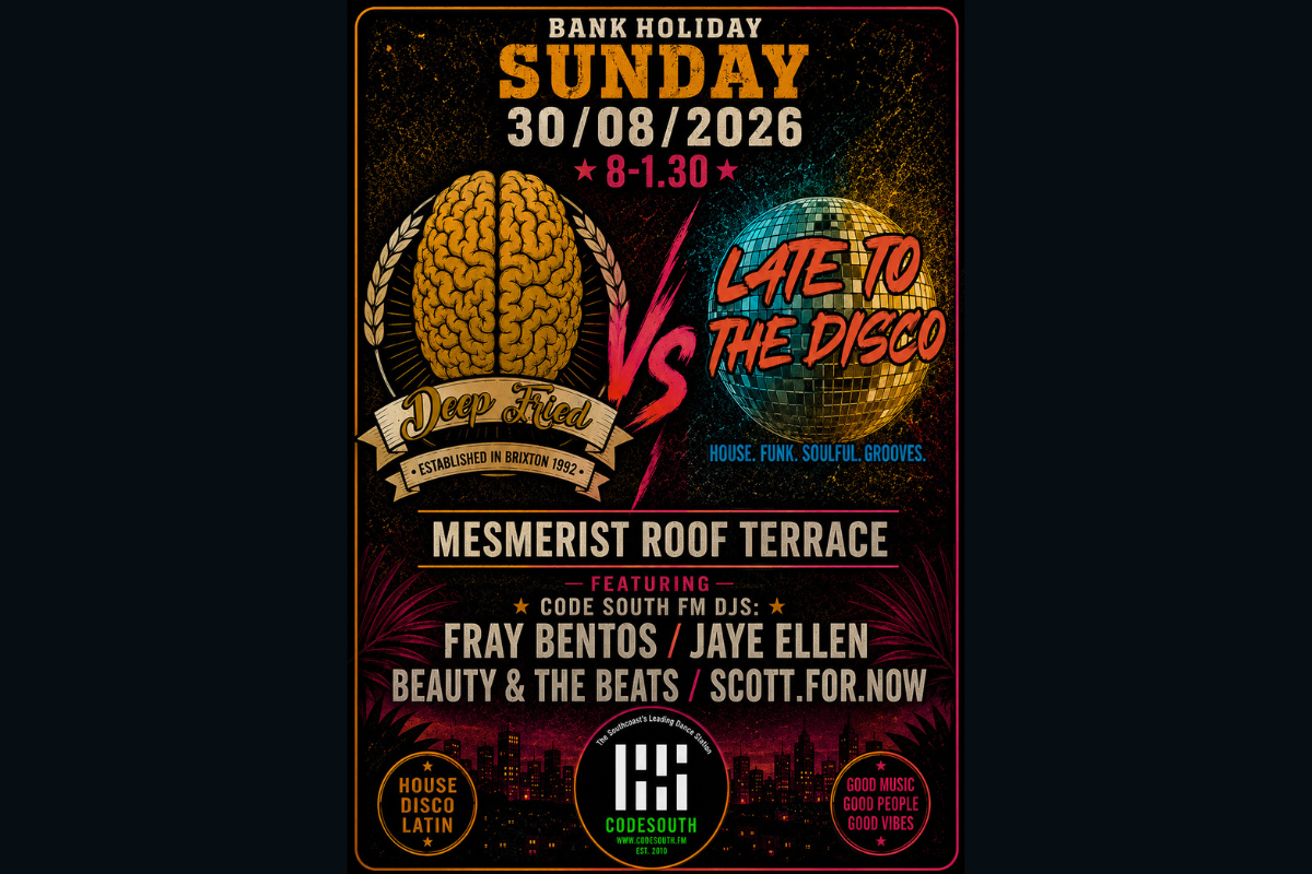 Bank Holiday Sunday Rooftop Party: Deep Fried vs Late To The Disco