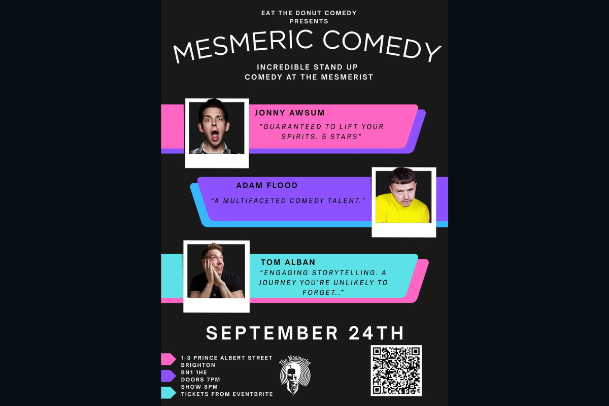 Mesmeric Comedy: Live Comedy in our Birdcage Room