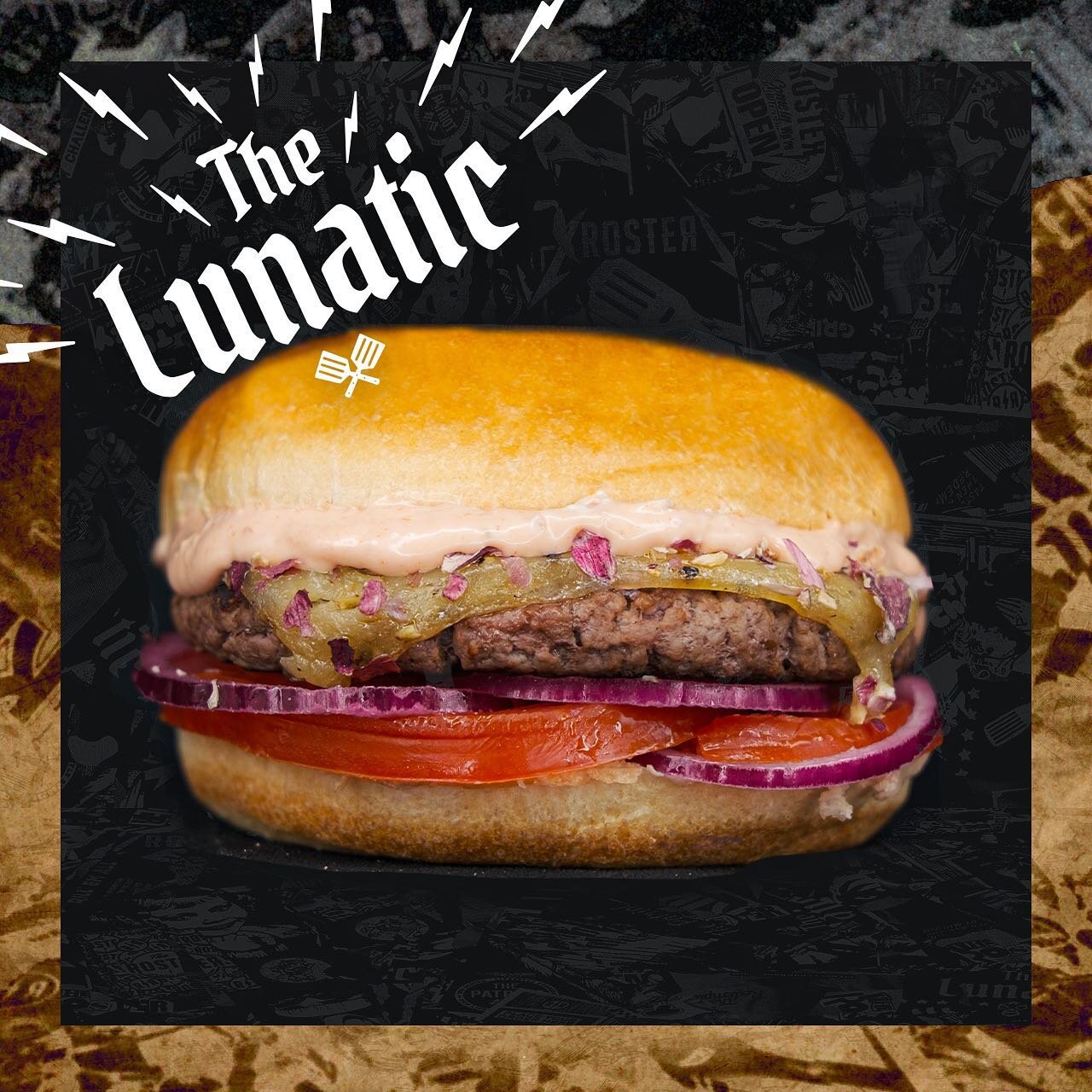 Le Lunatic de la semaine 👉🏻 Boeuf, Monterey Jack, Echalotes Flakes, Tomates, Oignons Rouges &amp; Sauce Roster 🍔⁠
⁠
⁠
⁠
⁠
⁠
⁠
#theroster #lifestyleburgers #supportlocal #annecy #chambery #lyon #chamonix #chamonixmontblanc #restaurantannecy #annecy
