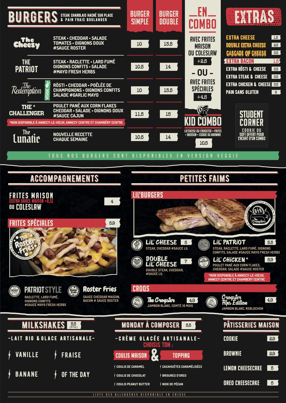 The Roster - Lifestyle Burgers