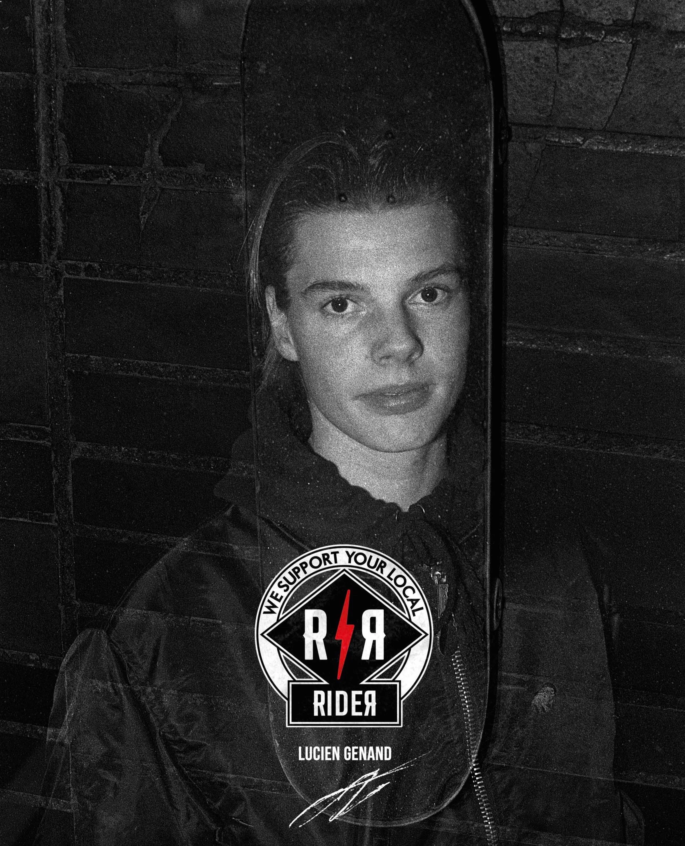 Lucien Genand Annecy Skateboard, sponsorisé par The Roster lifestyle burgers