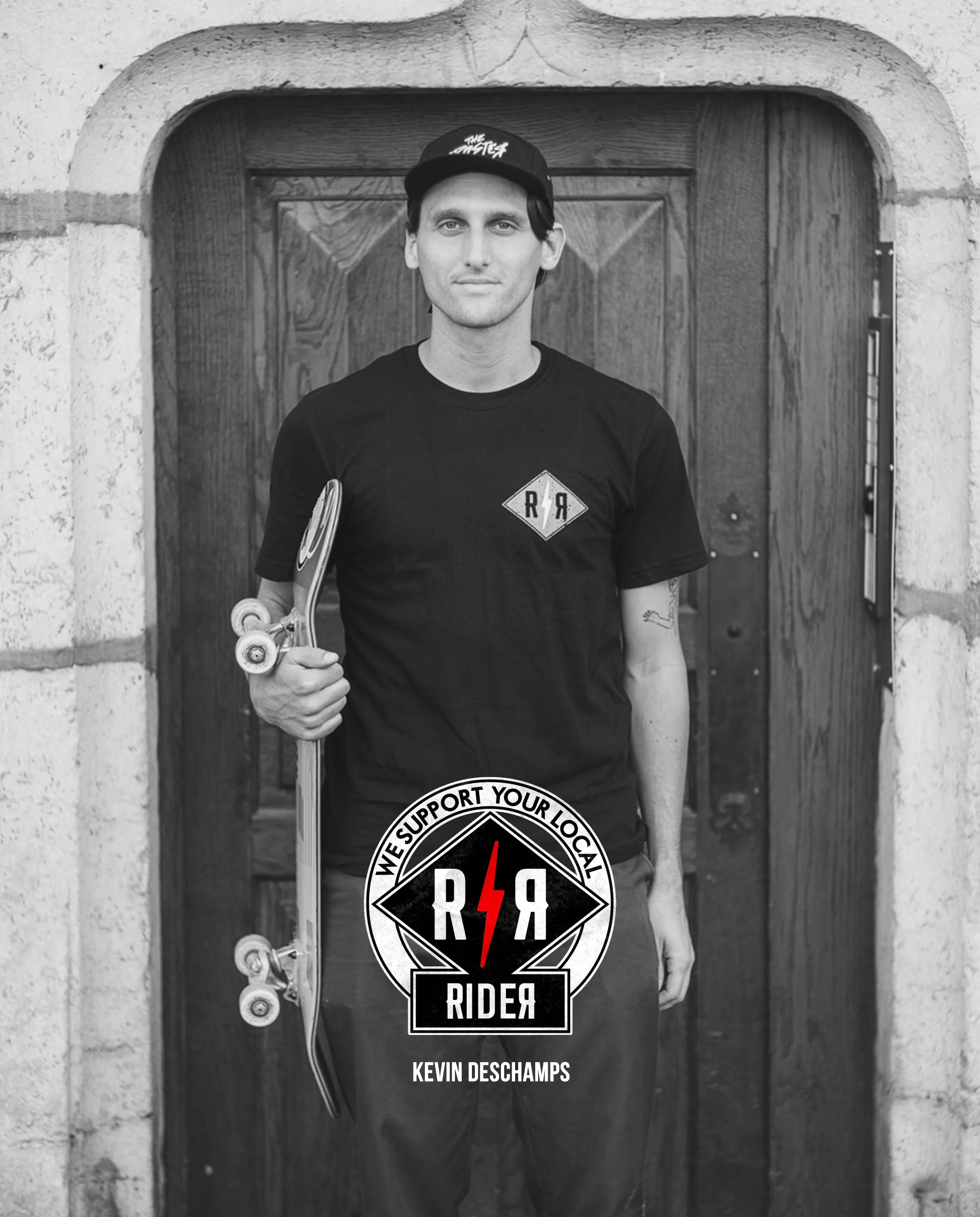 Kevin Deschamps, Skateboard et Photographe, sponsorisé par The Roster lifestyle burgers