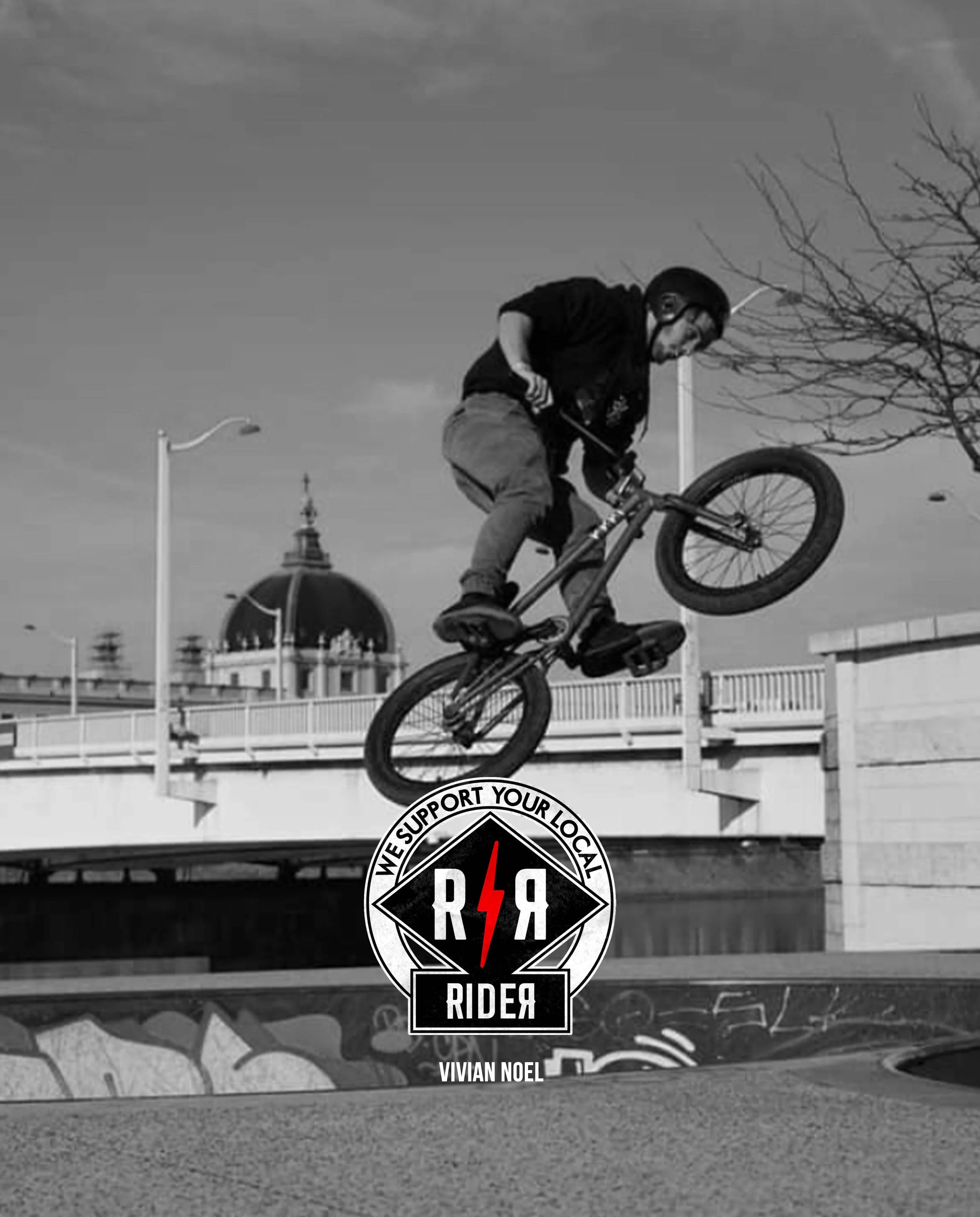 Vivian Noel BMX Lyon sponsorisé par The Roster lifestyle burgers