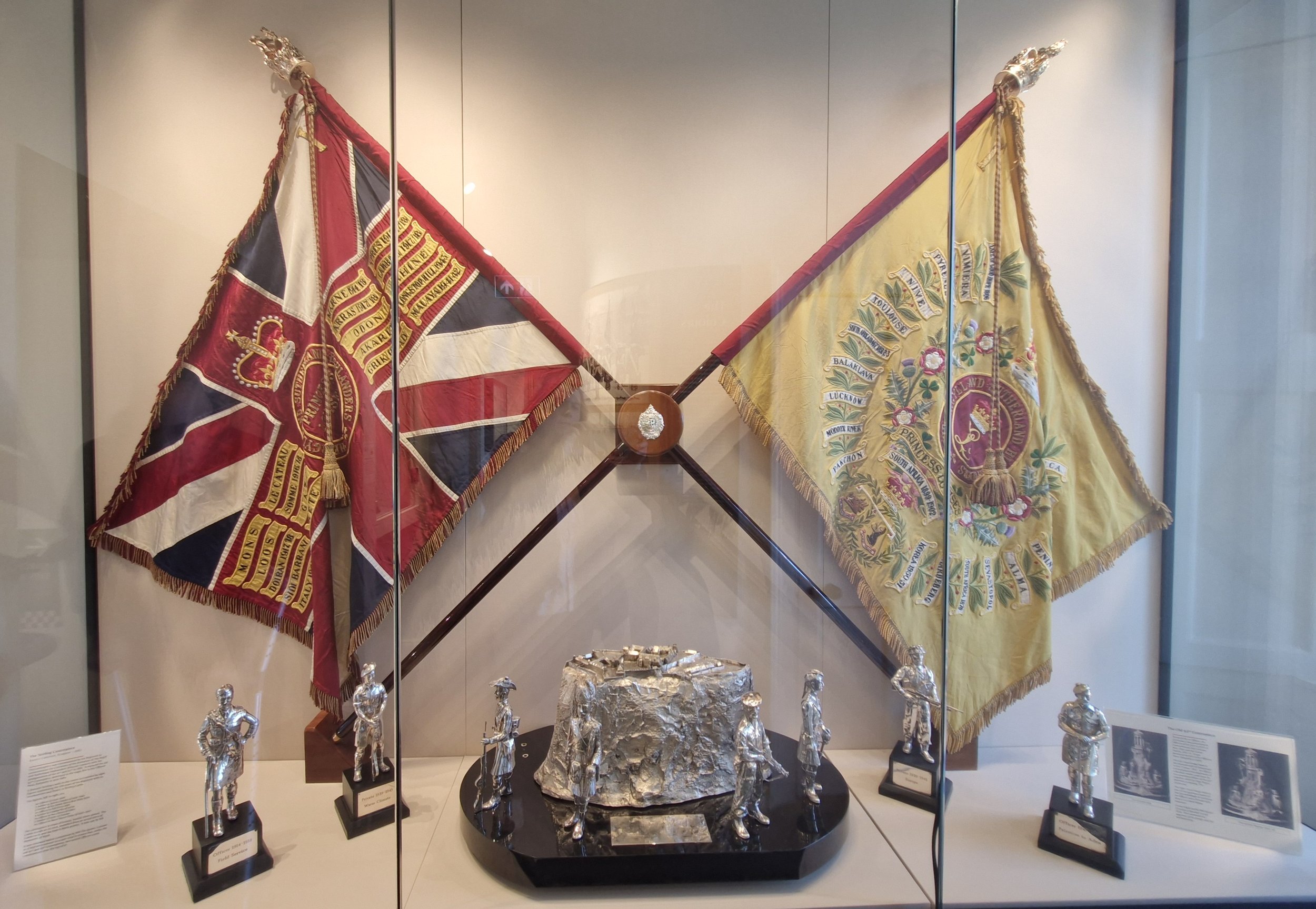 The Regimental Colours in Stirling Castle April 2024