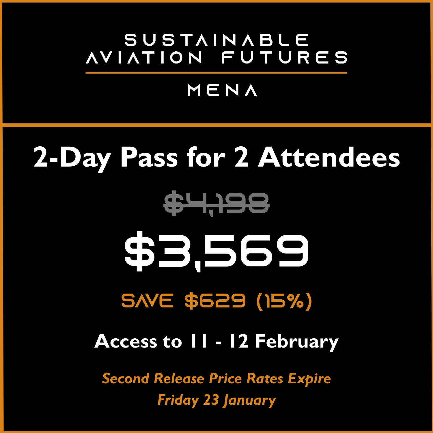 2-Day Pass for 2 Attendees