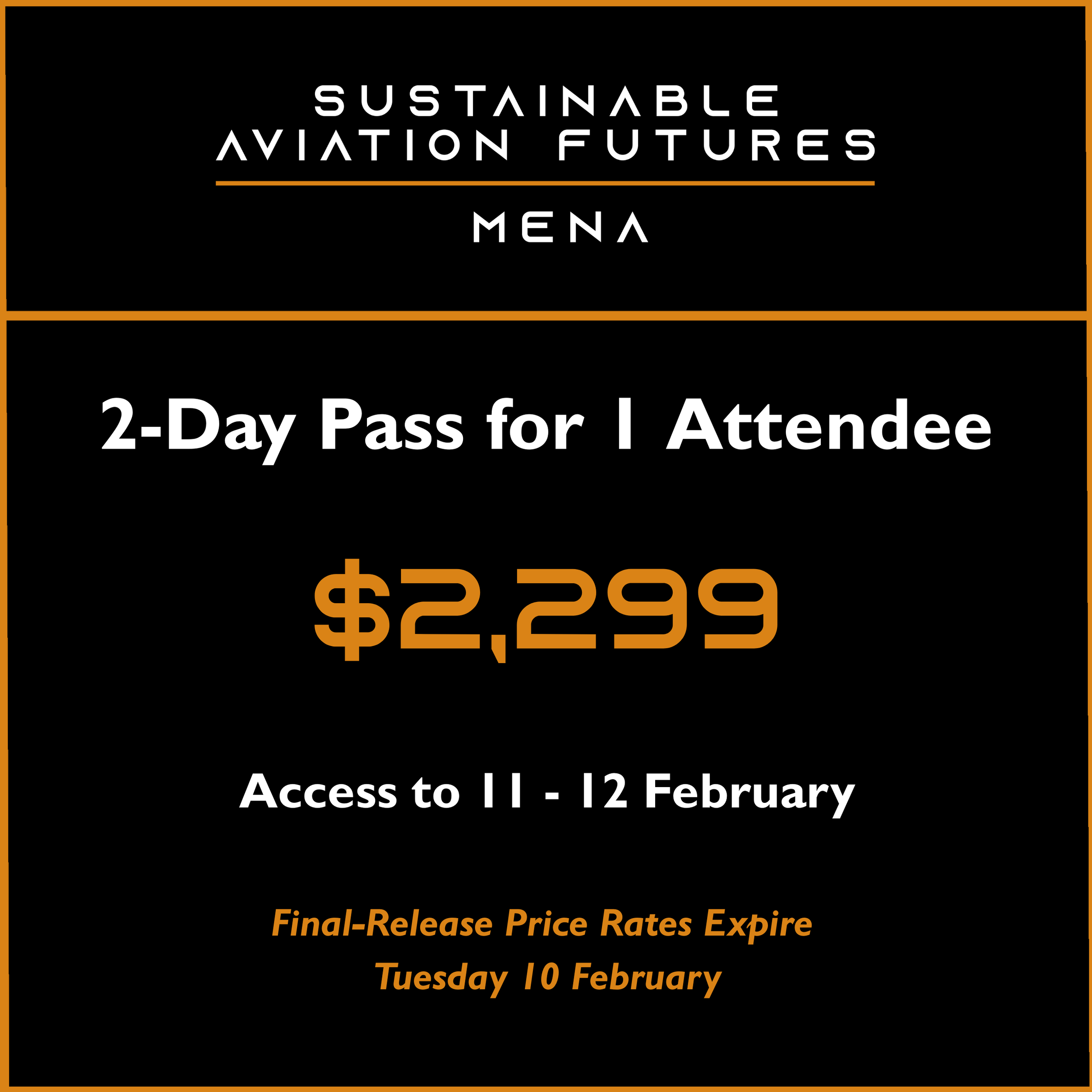 2-Day Pass for 1 Attendee