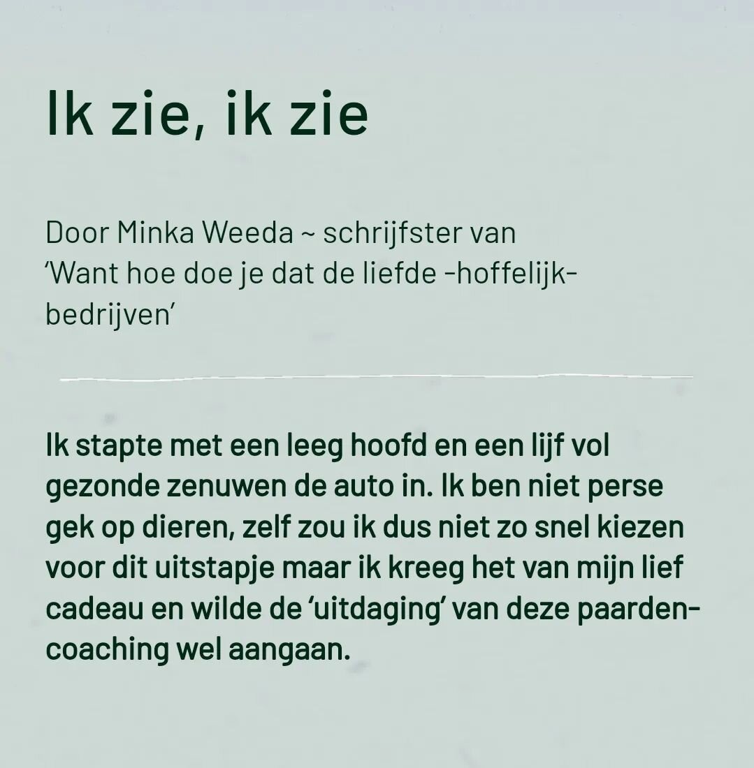 Wat een mooie inzichten op een 'gewone' dinsdagochtend. De generator in mij werd wakker geschud. Afwachten wat er op me af komt en reageren vanuit mijn onderbuik gevoel.

💗 it!

Link in bio of lees verder op: 
https://www.vlindertaal.nl/blogs/ikzie
