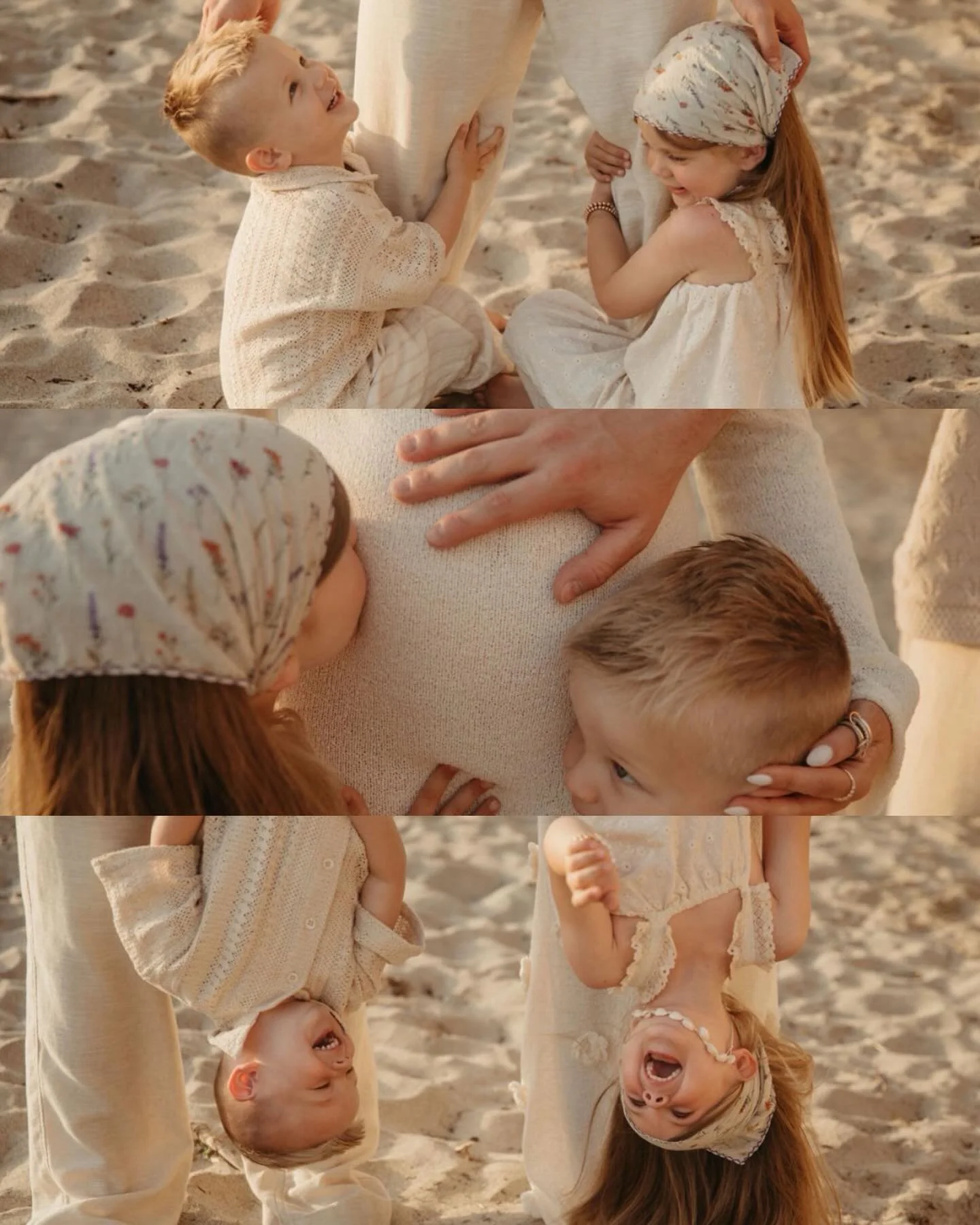 A beach day they&rsquo;ll never forget&hellip; baby makes five 🤍🌊