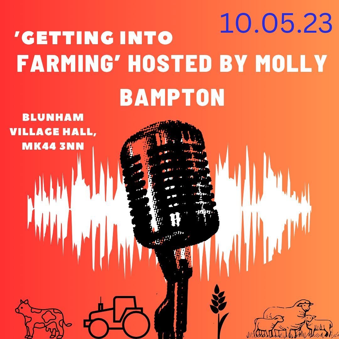 🔴 TOMORROW&rsquo;S MEETING! ⚪️ Hosted by our Blunham member Molly! Great chance to talk all things farming! 🐮🐷🦆🐑🌾🚜