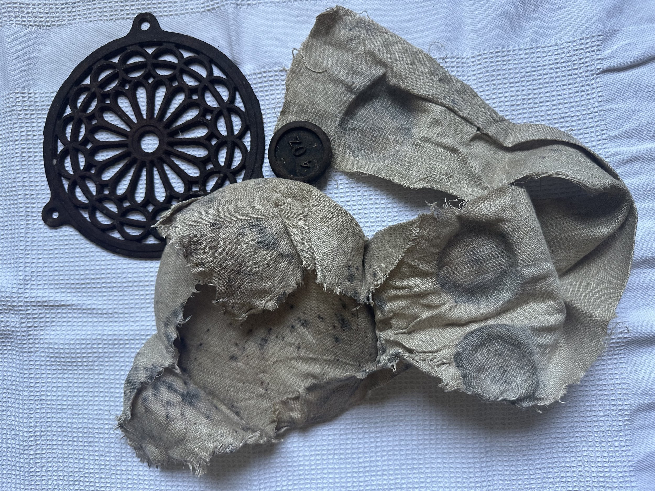 Rust dyed linen scraps.jpeg