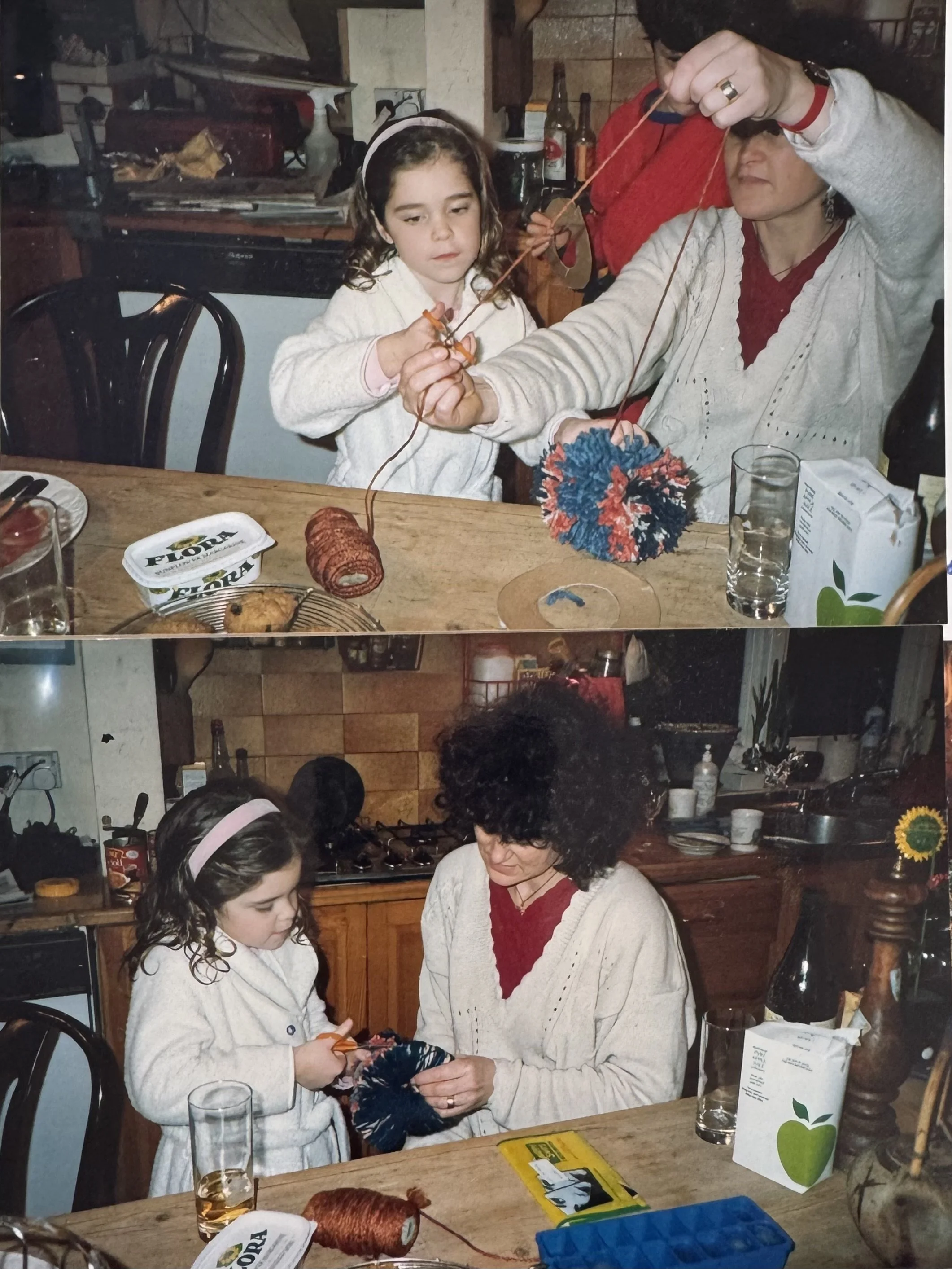 Fran & Sal crafting 1991.jpeg