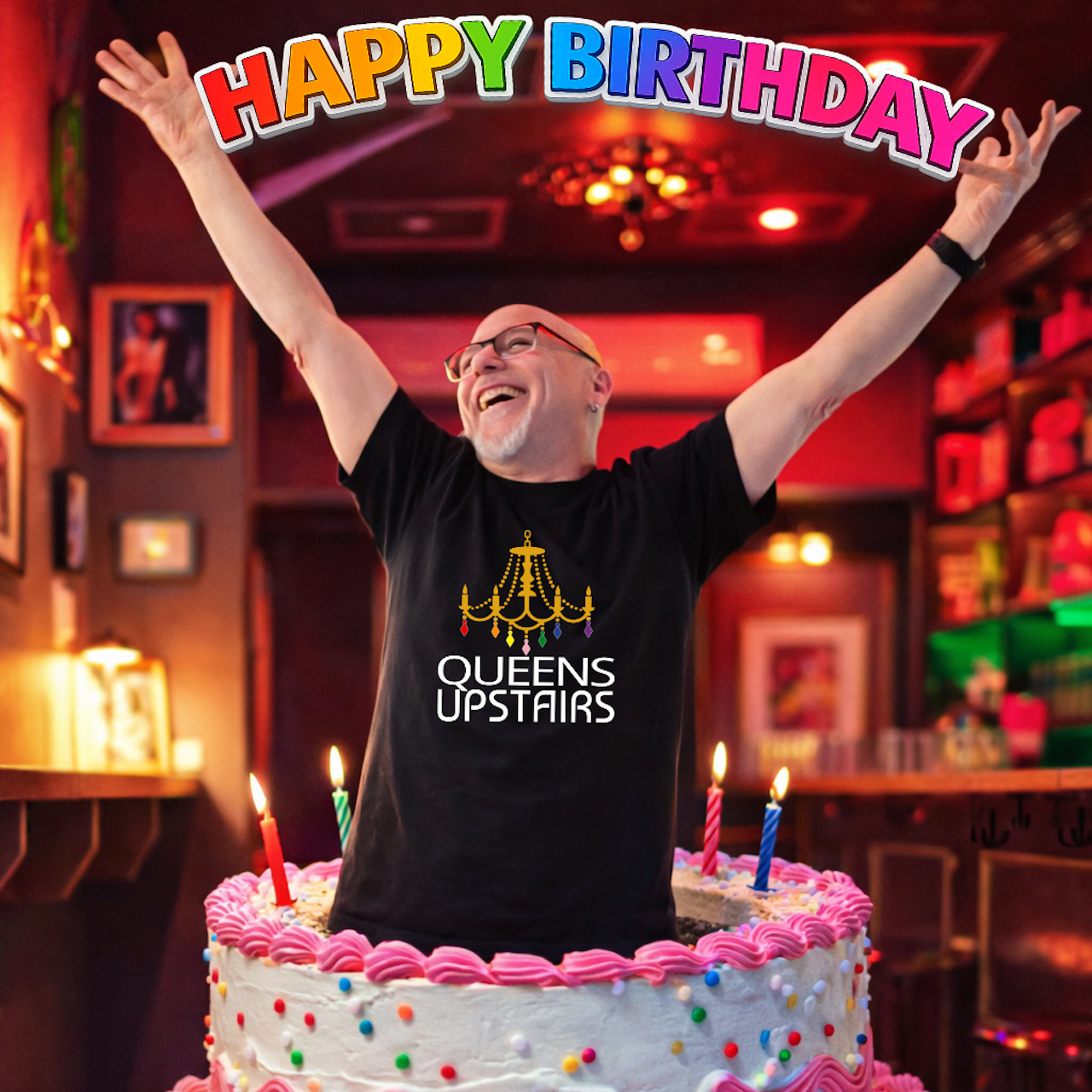 Queens Upstairs: Alan’s Birthday