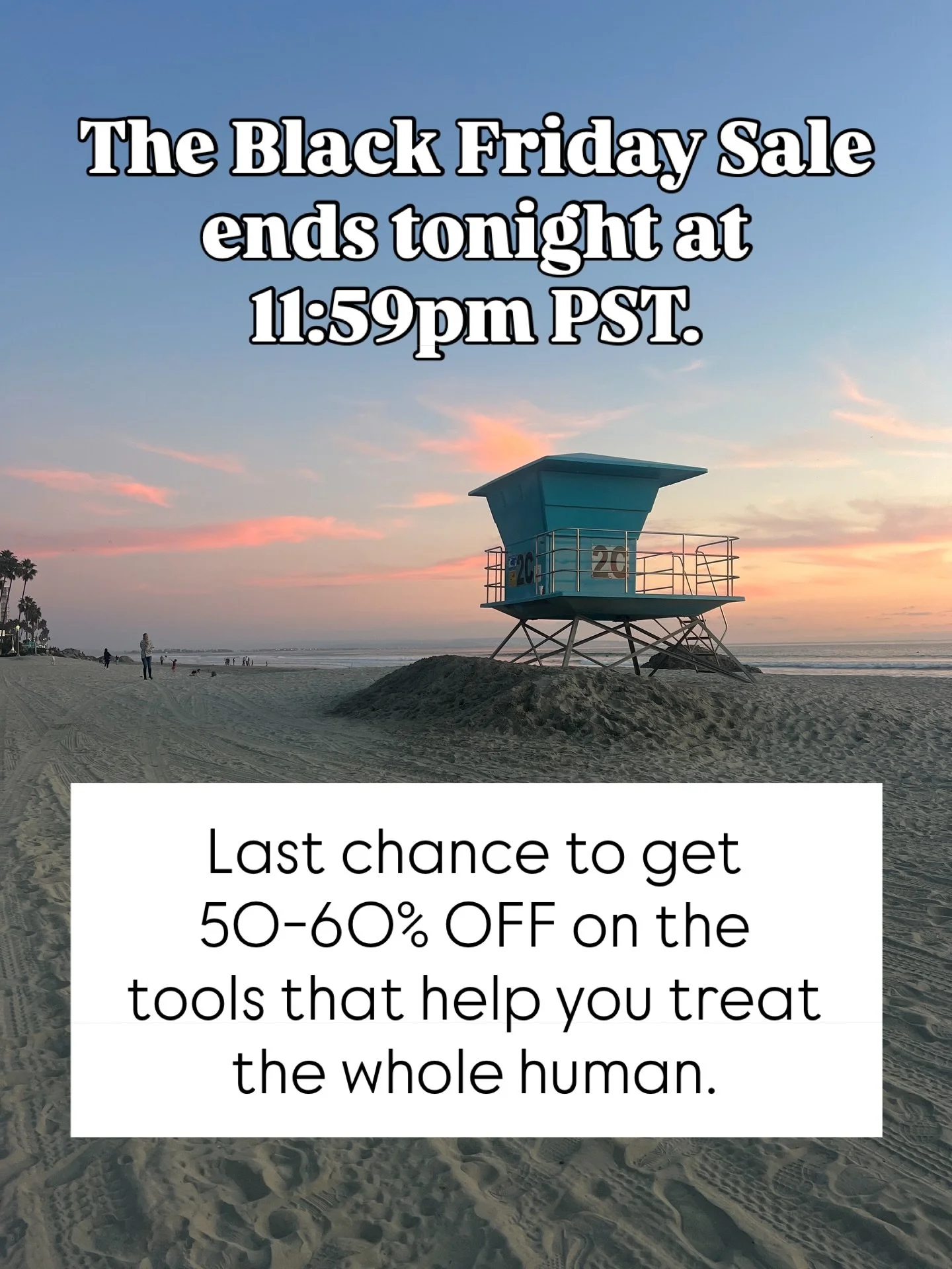 The Annual Black Friday Sale ENDS TONIGHT! Comment &ldquo;BYOB&rdquo; and I&rsquo;ll send you the link!

This is your last chance to save 50% OFF on MovementREV self-paced courses and the full regen library or Build Your Own Bundle of courses for 60%