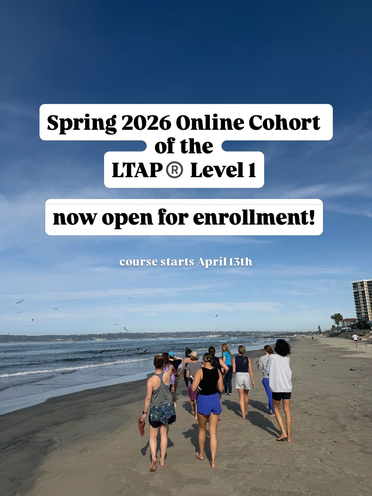 🚨 IT&rsquo;S HERE! The next 7-week LTAP&reg;️ Level 1 Online Course starts April 13th! 🎉⁠

💥Lifetime access to the course + all future cohort live calls. 💥Only offered 2x a year. 
LTAP&reg;️ is a game-changing assessment protocol that helps you f