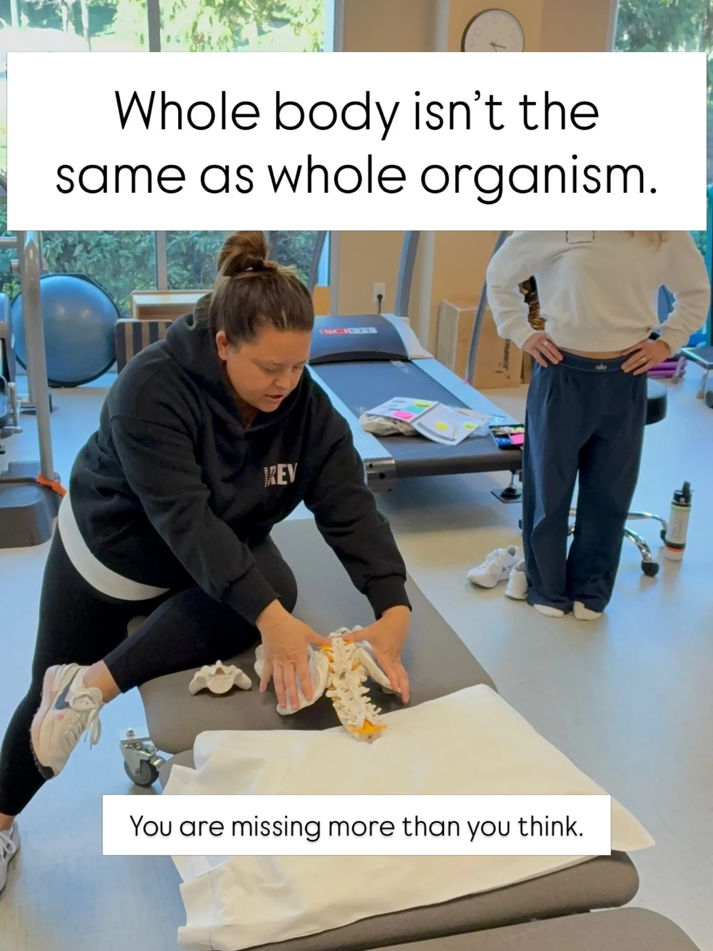 Most of the industry says &ldquo;whole body.&rdquo; But if we&rsquo;re being honest&hellip; it&rsquo;s still a mechanical model.

It&rsquo;s still focused on parts. And mostly the parts that are: Muscles. Joints. Movement. And maybe if you have been 