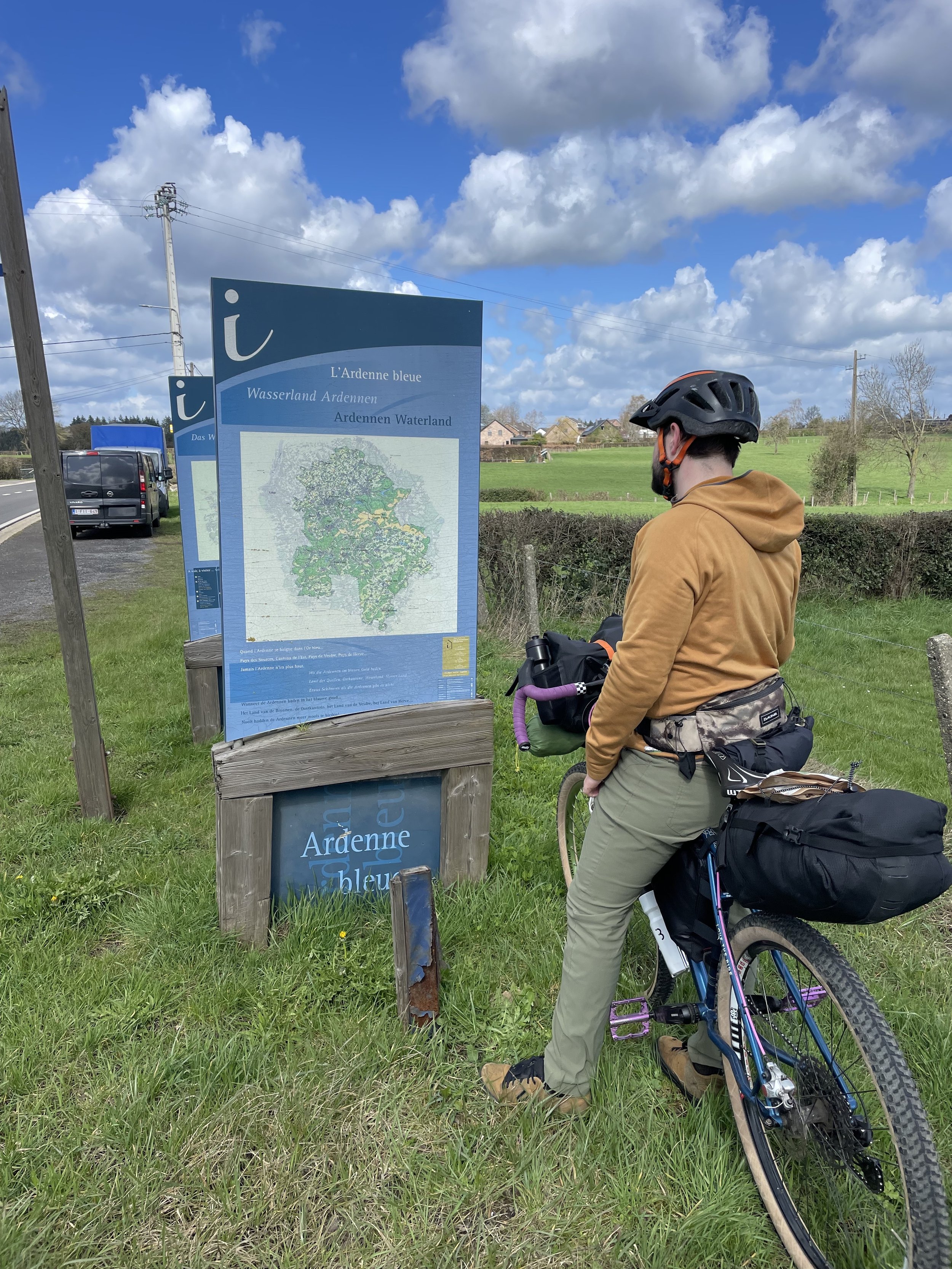  Climbing out of Verviers  