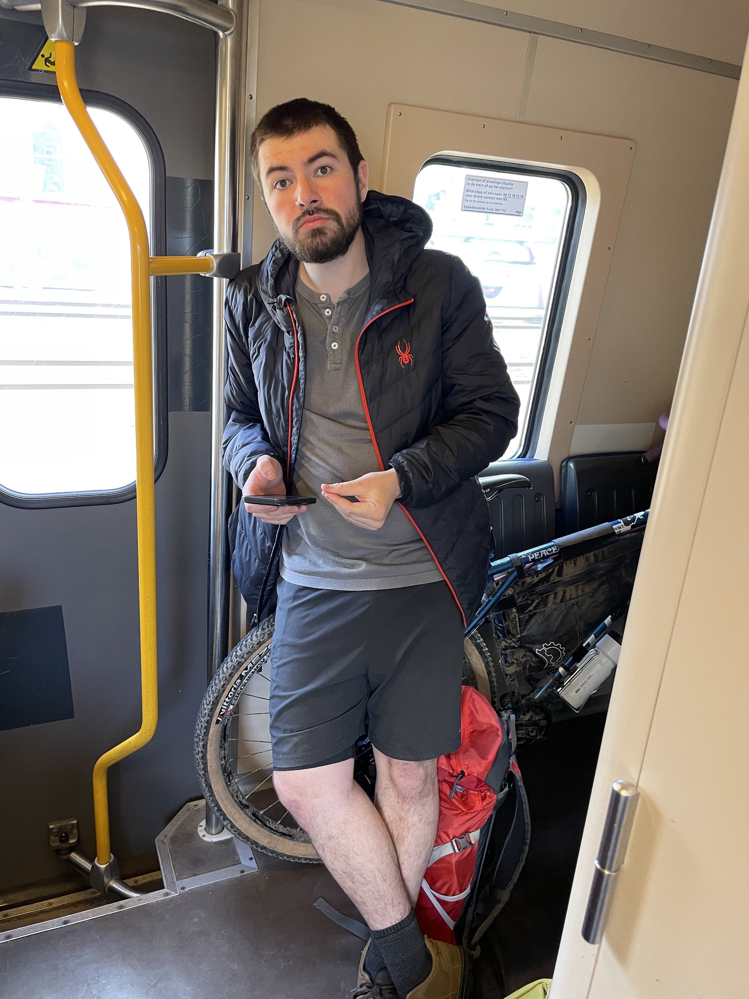 Aidan - on the train