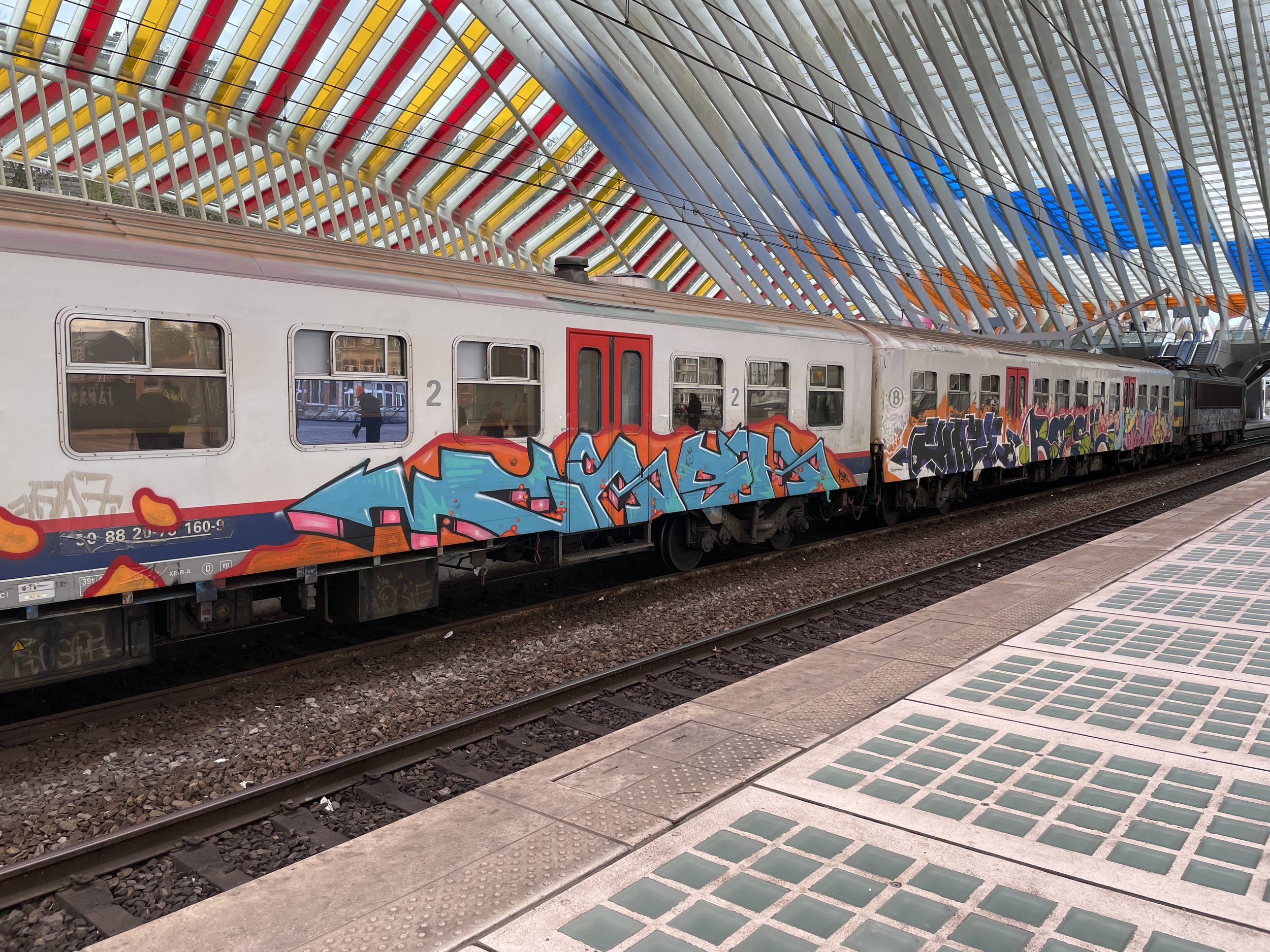Trains and art!