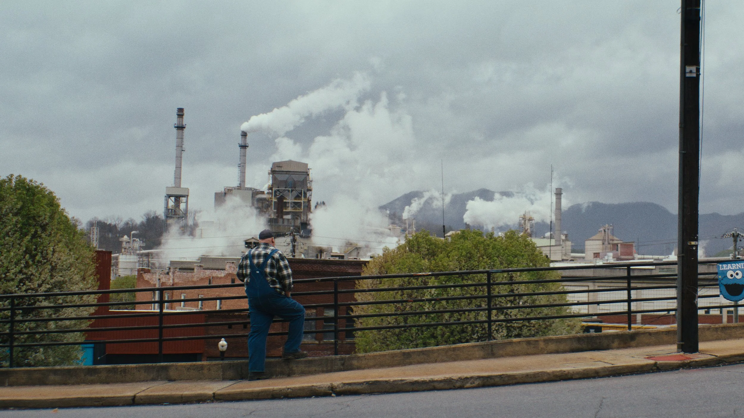 Mill employee Matt Boydston looking out over the paper mill.jpg