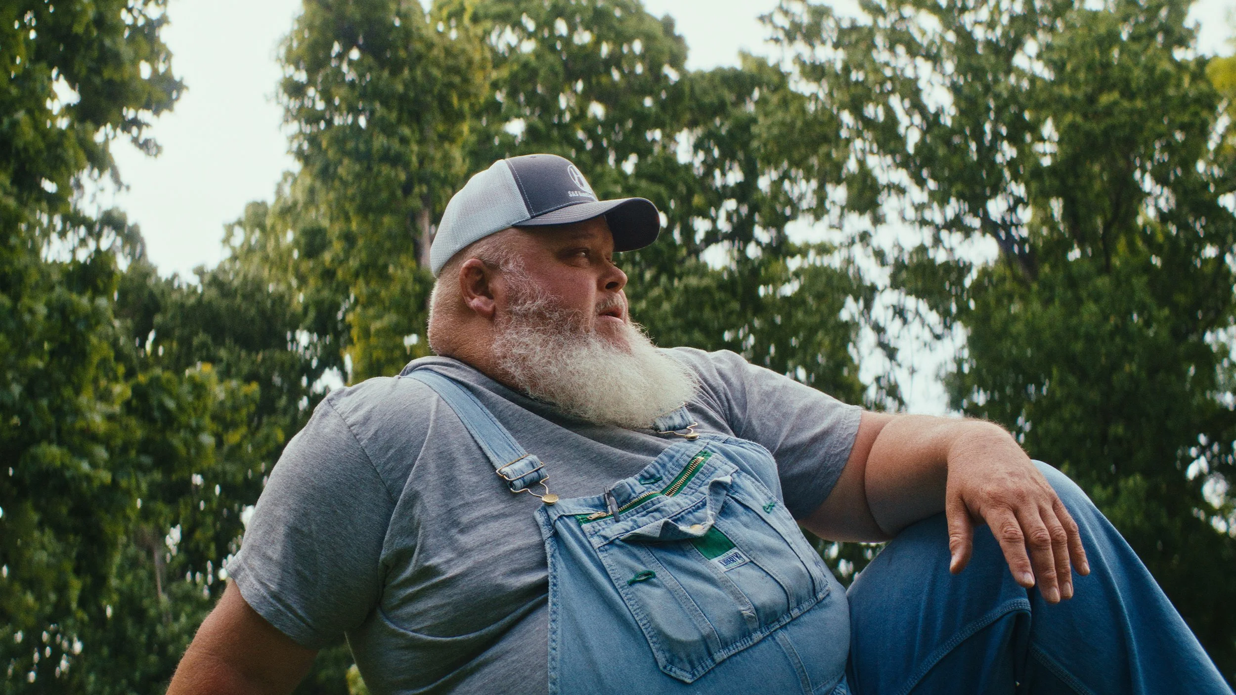 Mill employee Matt Boydston relaxing on his lawn.jpg