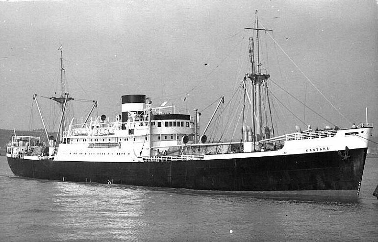 M.V. KANTARA
11 Apr 1970 to 08 Jun 1970
Third Mate