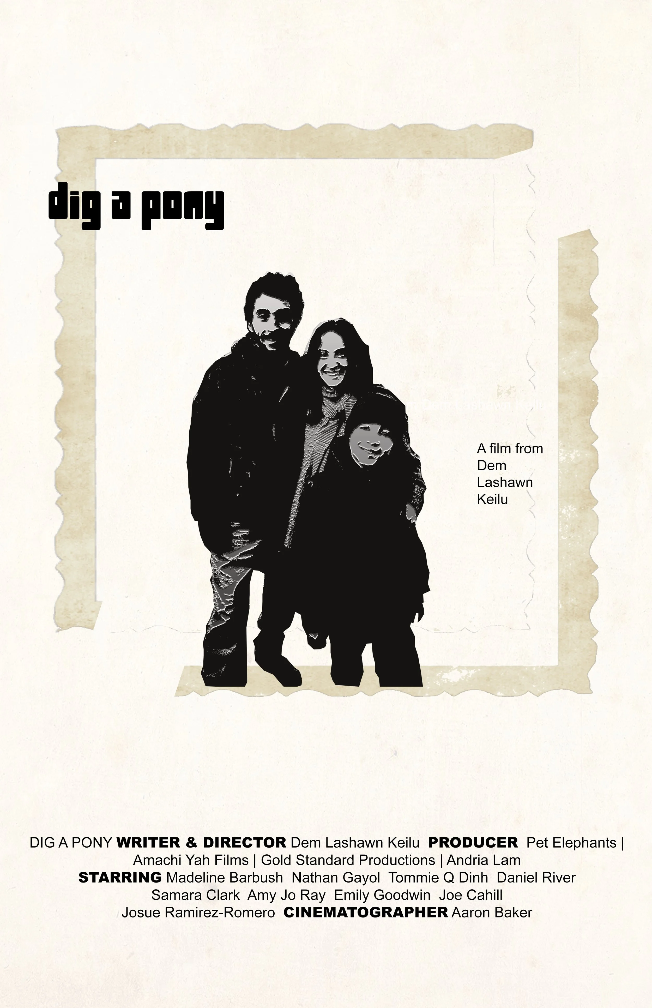 "Dig a Pony" The first feature of Dem Lashawn Keilu, coming soon.