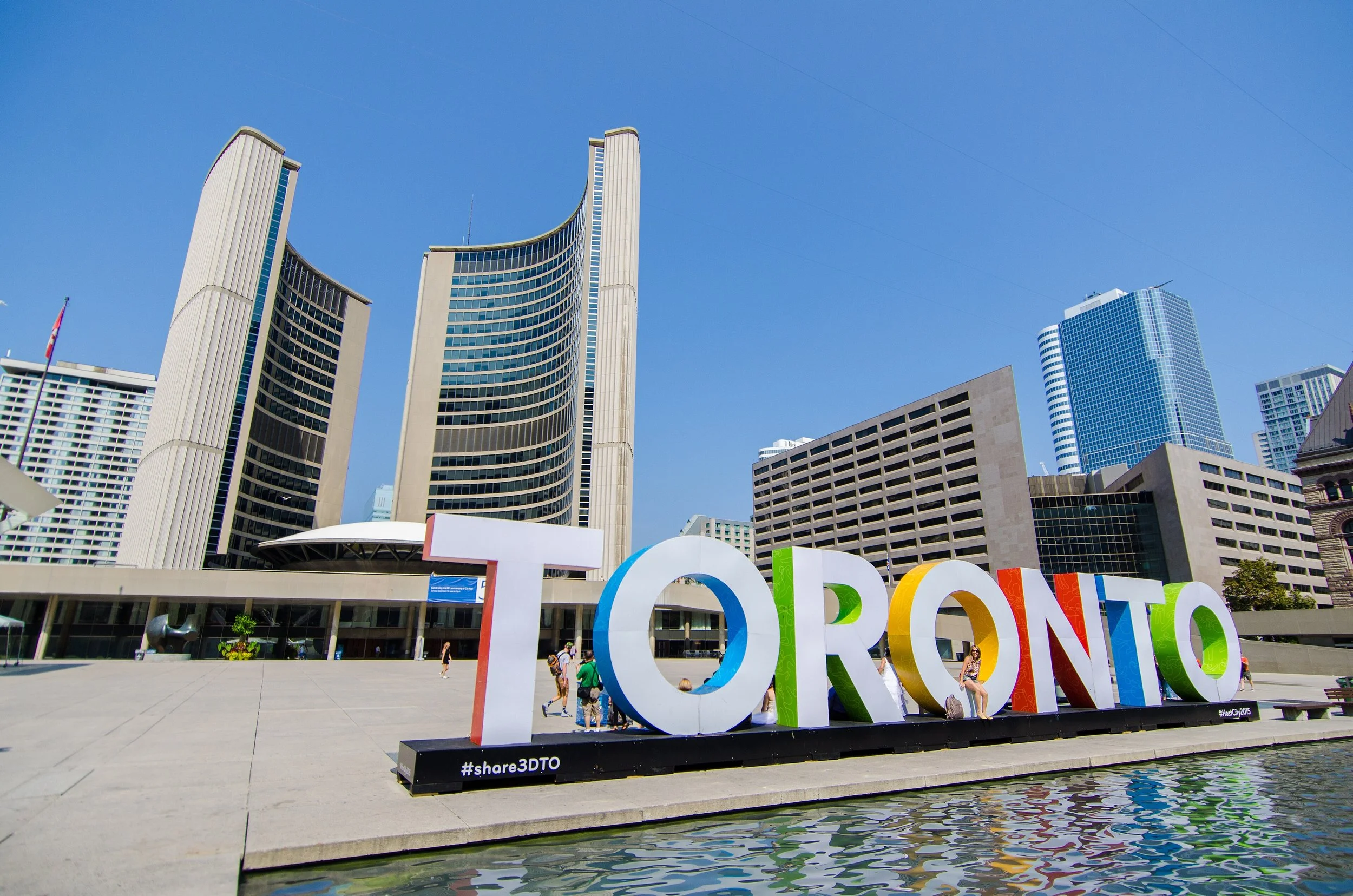 Famous Toronto Sign at City Hall
