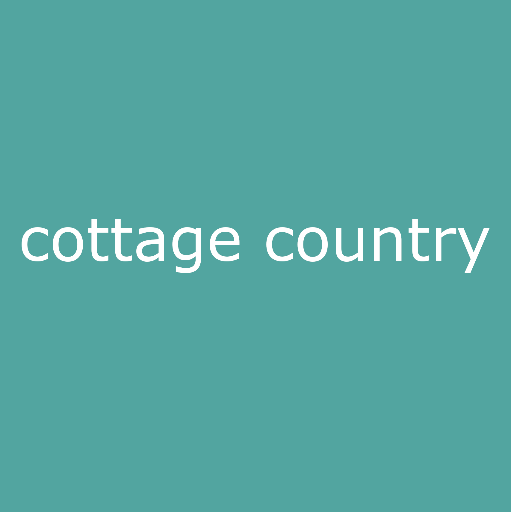 cottage country