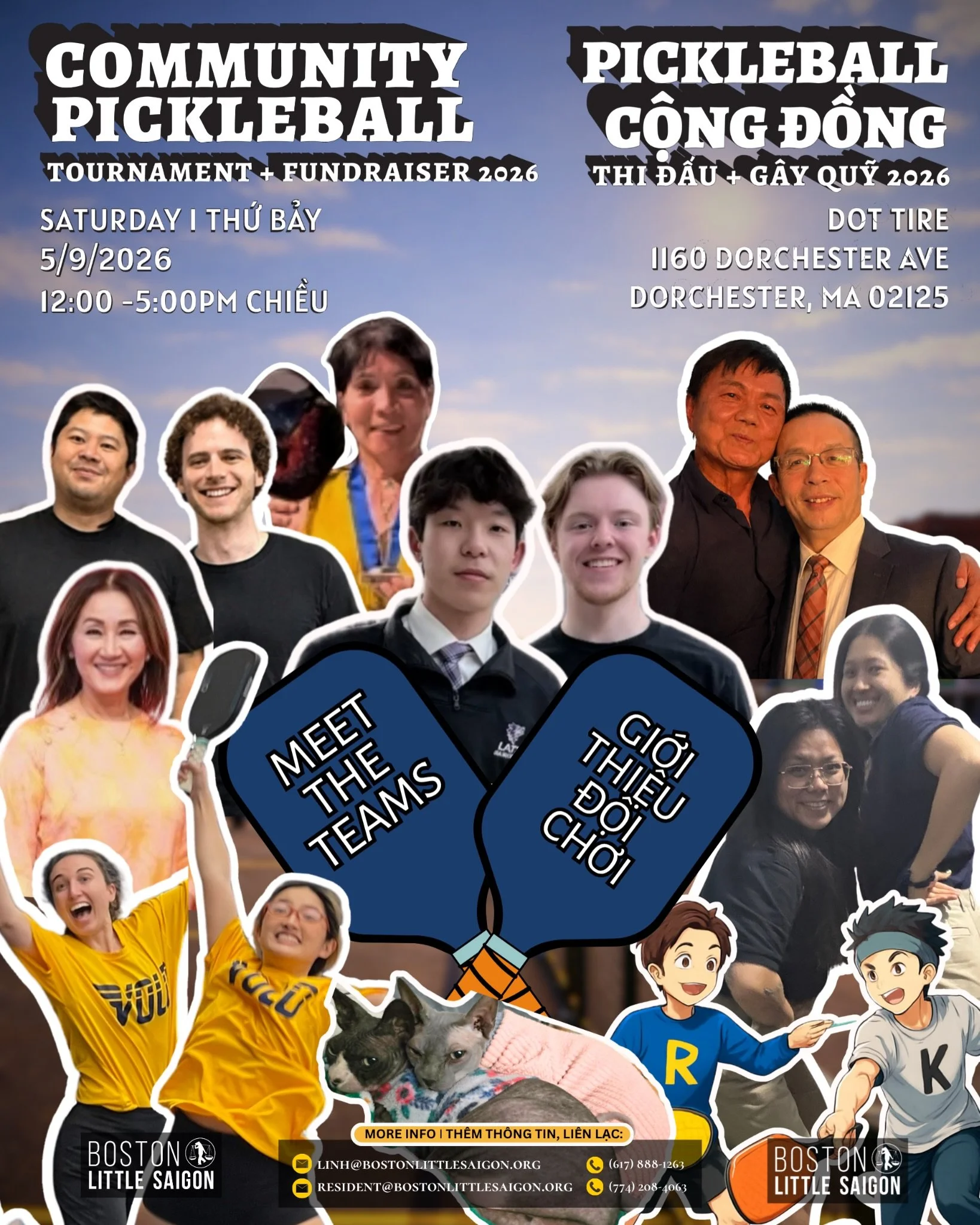 🏓 TEAM REVEAL IS HERE. 🏓
The paddles are up, the names are locked in, and the energy is real.

From day one duos to chaos first competitors, every team stepping onto the court on May 9th is bringing more than just a game. This is community in motio