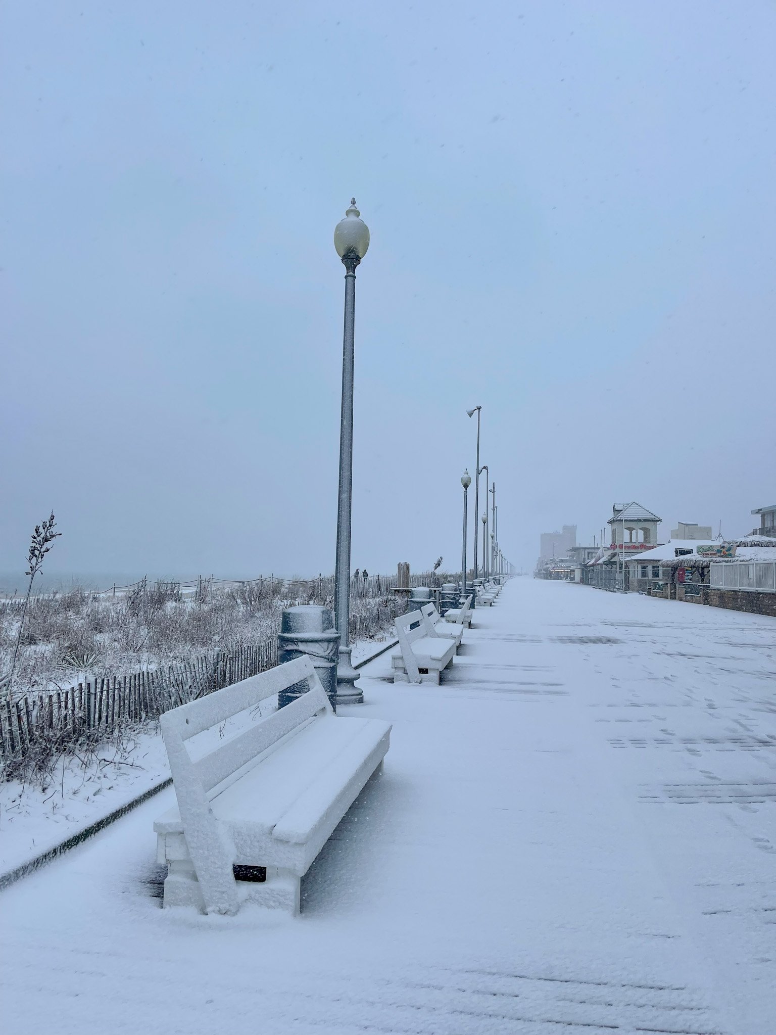 A rare winter storm in Rehoboth Beach