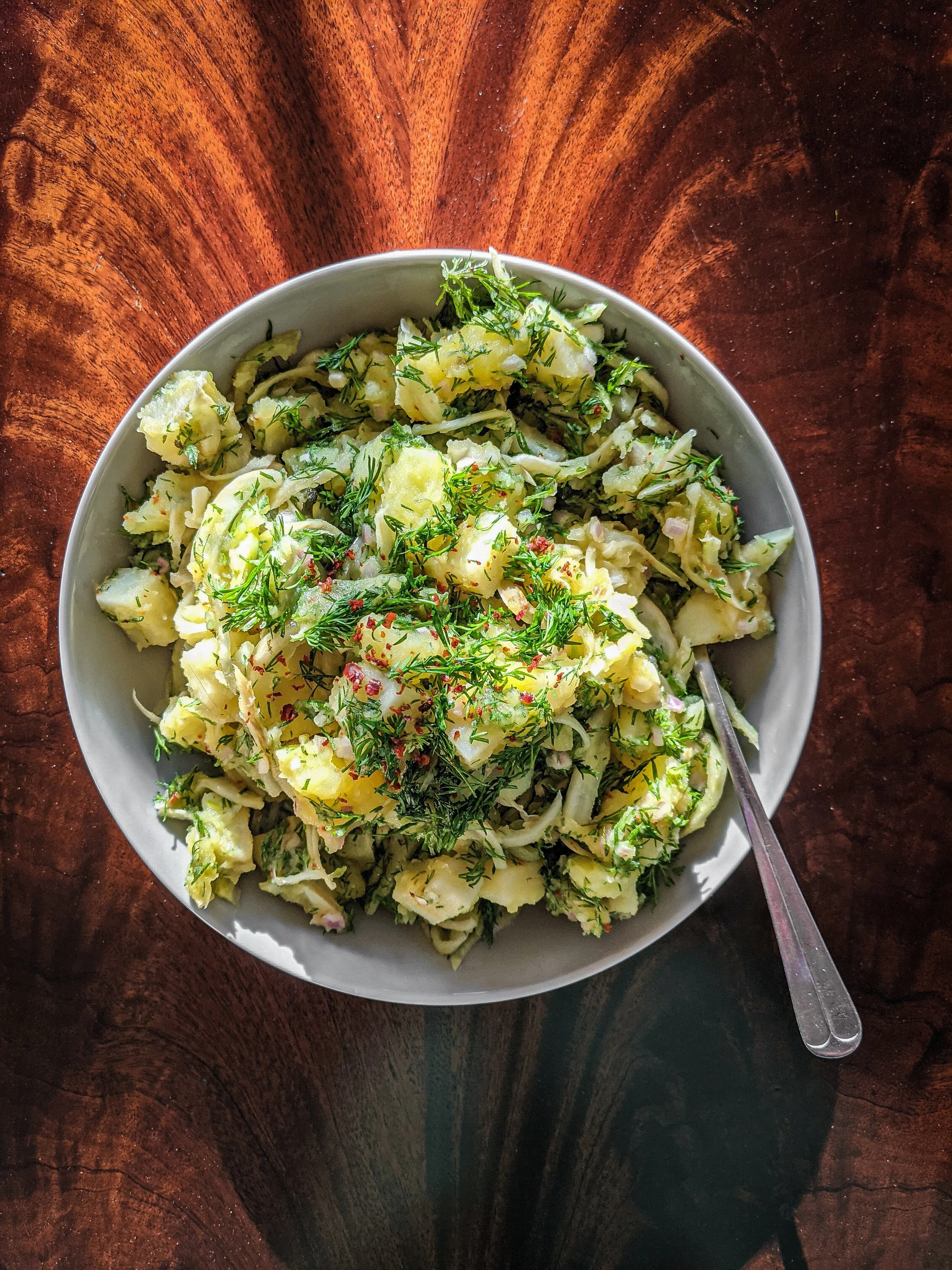 Fennel and Potato Salad with Ume Vinaigrette