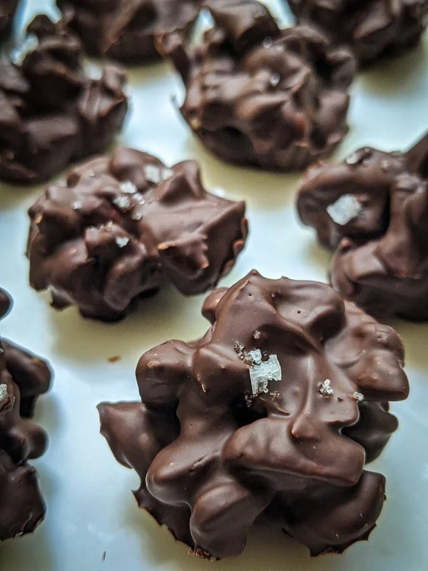 Salted Chocolate Walnut &amp; Almond Bites
