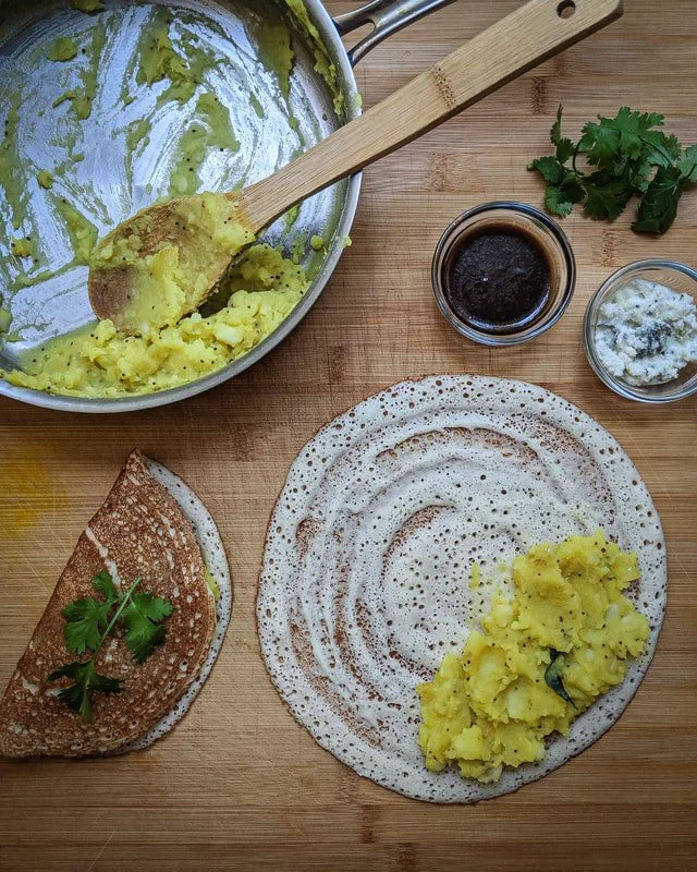 Potato Masala Filling