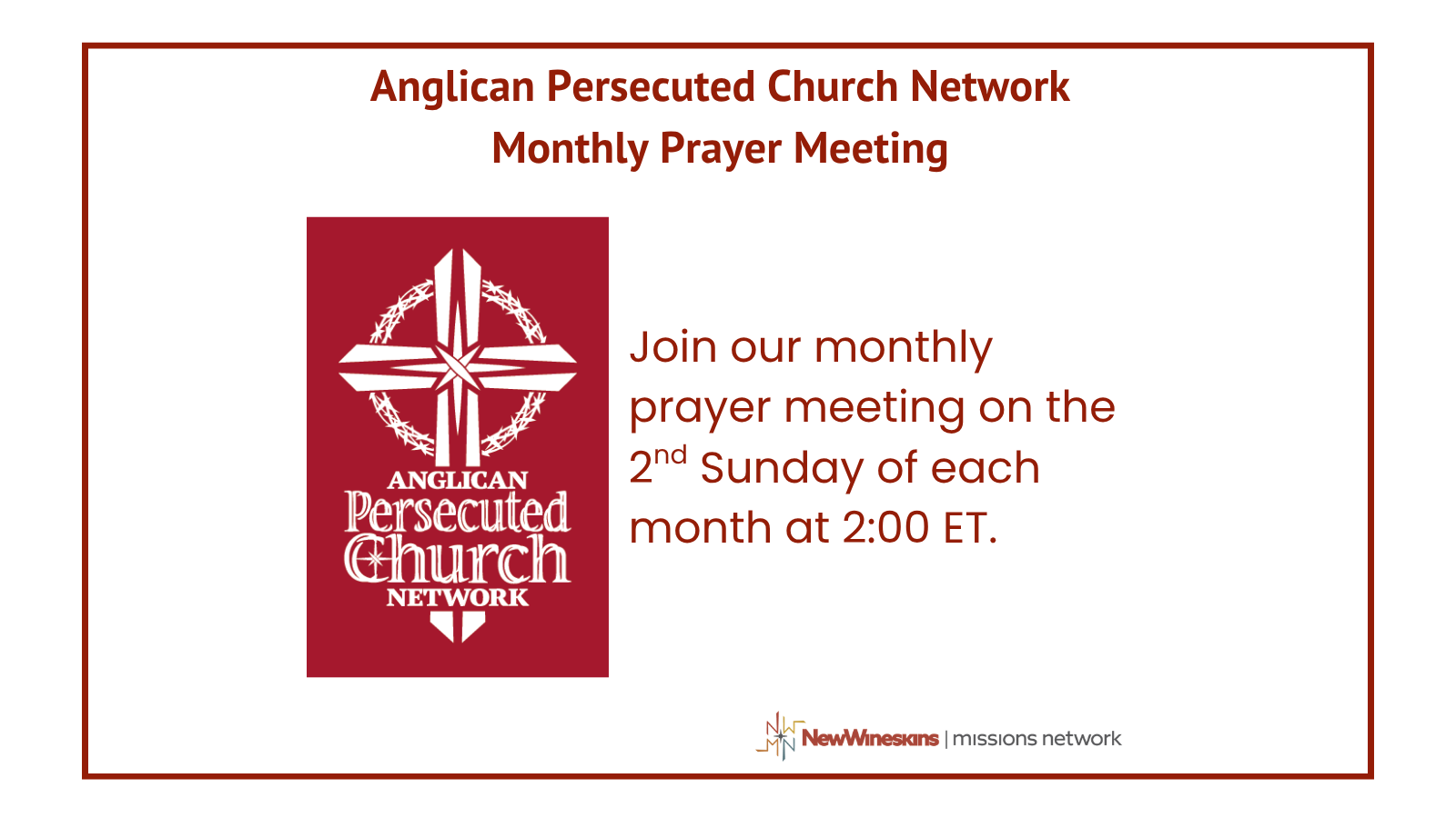 Anglican Persecuted Church Network Meeting 