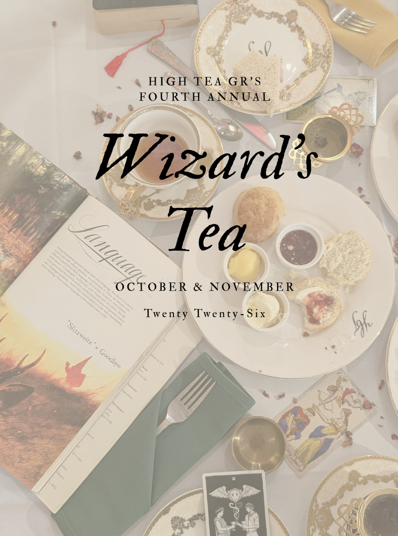Wizard’s Tea Themed Menu