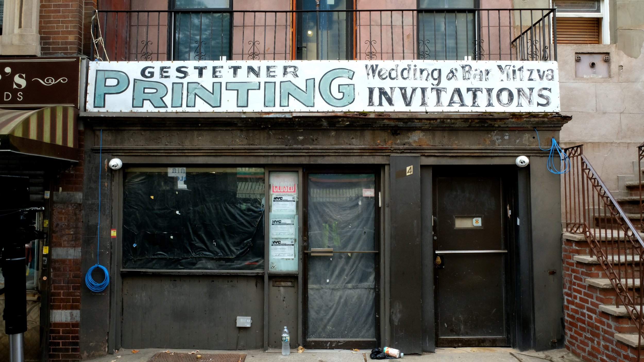 Gestetner Printing Storefront Signage