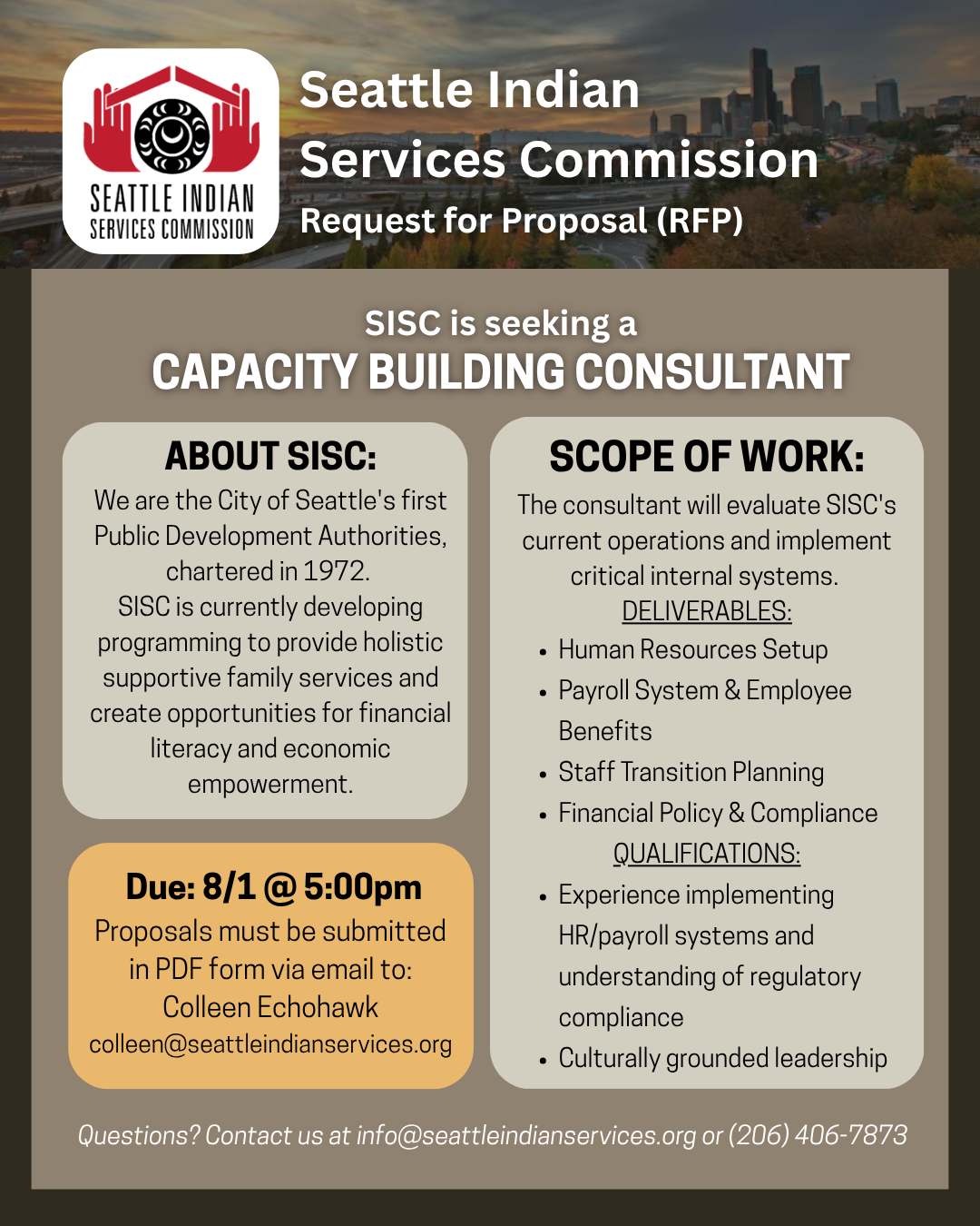 Request for Proposals (RFP) For Capacity Building Consultant — Seattle ...