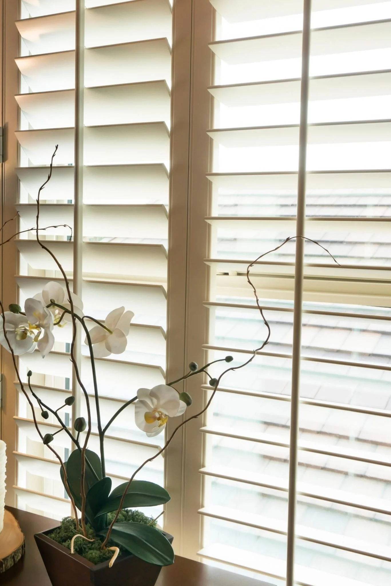 Custom Interior Plantation Shutters Double Hung Shutters