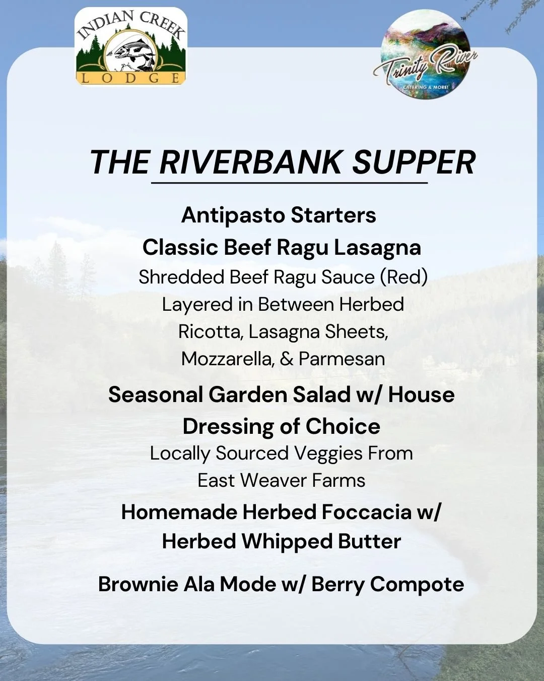 The Riverbank Supper