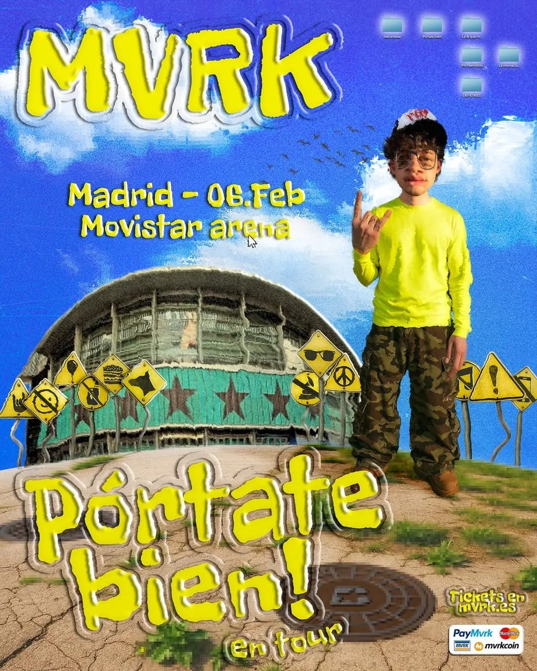MVRK debutará en el Movistar Arena de Madrid el 6 de febrero