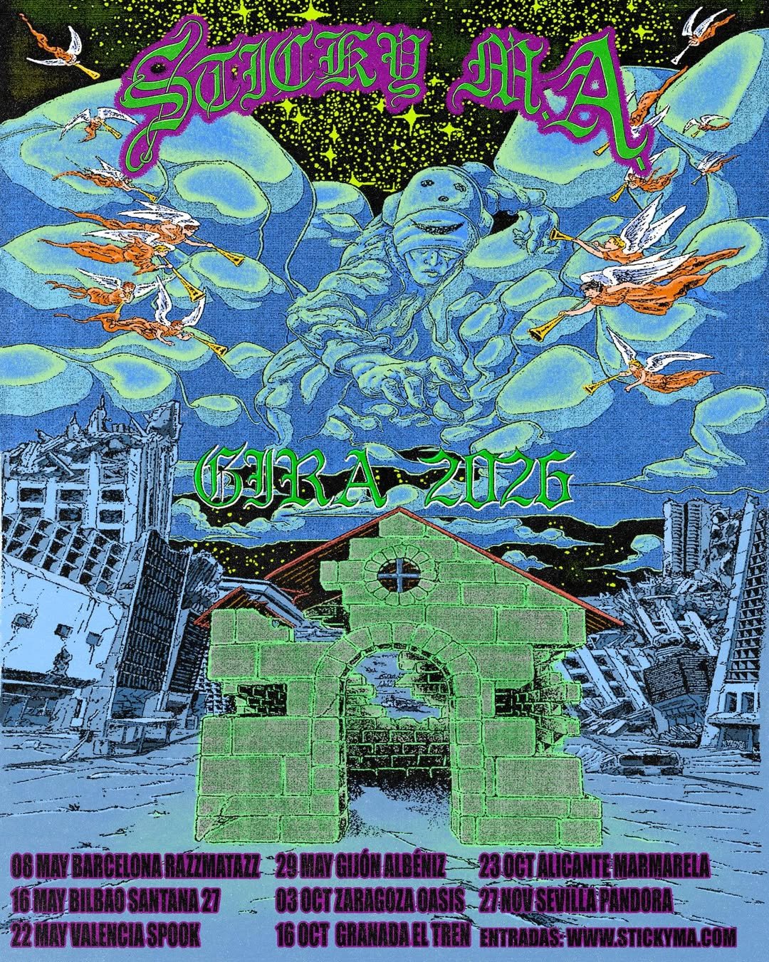 Sticky anuncia gira por España en 2026 y confirma su paso por Subsónico Fest Madrid
