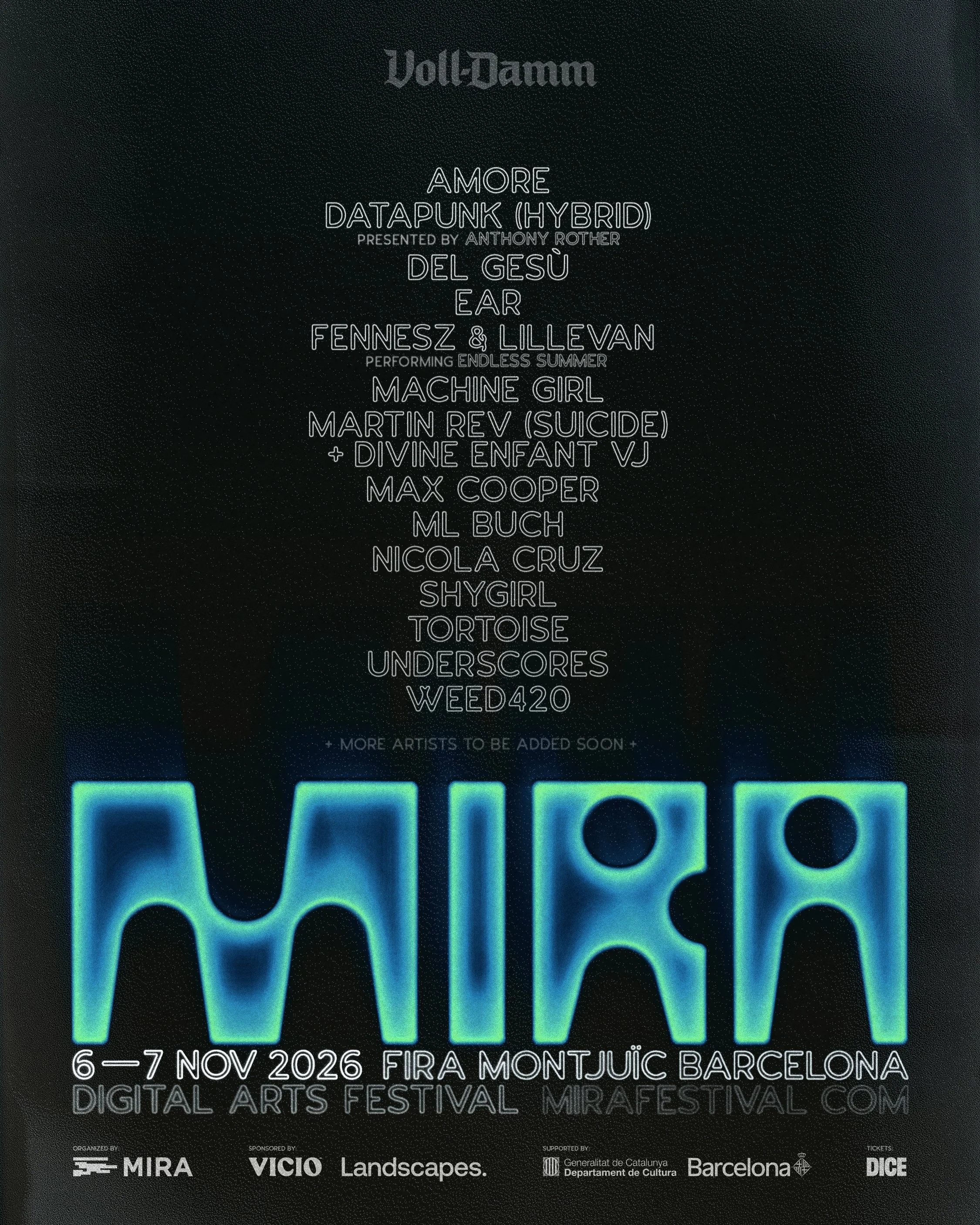 ‘MIRA’ anuncia los primeros artistas de su 15ª edición y presenta nueva identidad visual