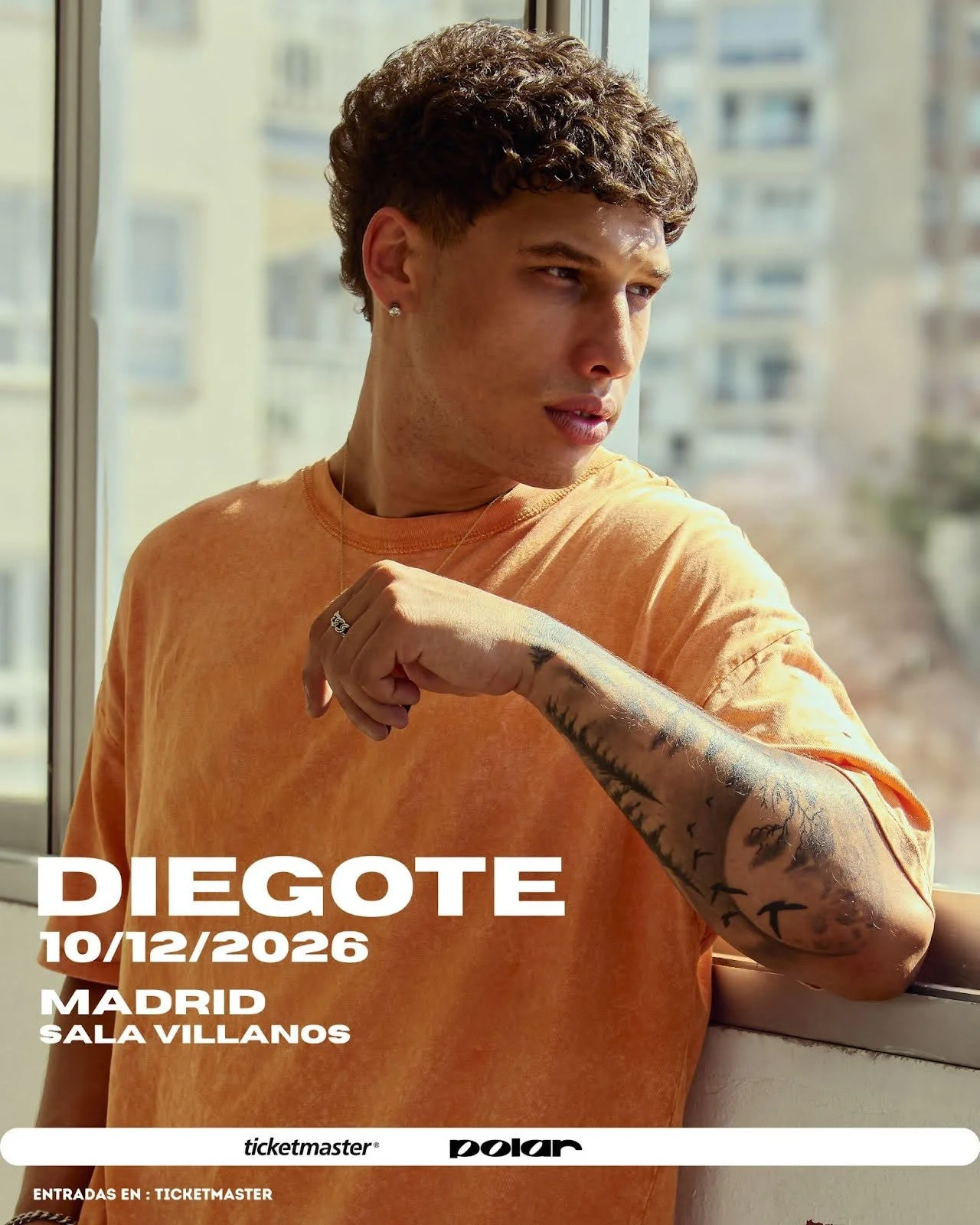 DIEGOTE PRESENTA “LIVE SHOW MADRID”,SU PRIMER DIRECTO EN FORMATO BANDA