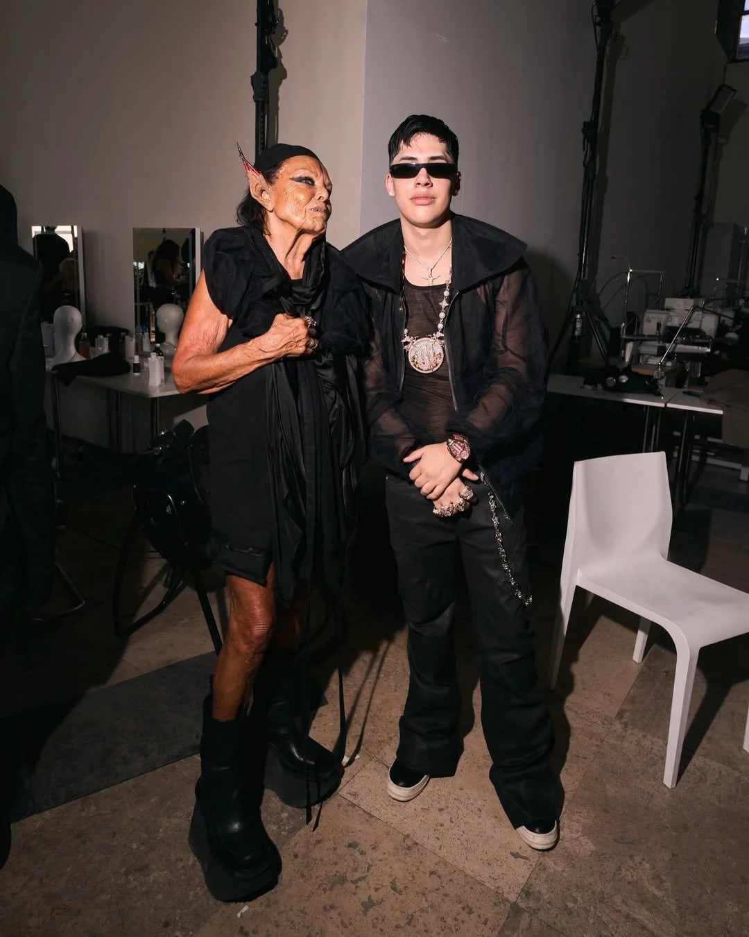 CRIS MJ, EN PRIMERA FILA DEL DESFILE DE RICK OWENS