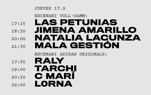 ARRANCA EL FSTVL·B: ESTOS SON LOS CONCIERTOS DE HOY
